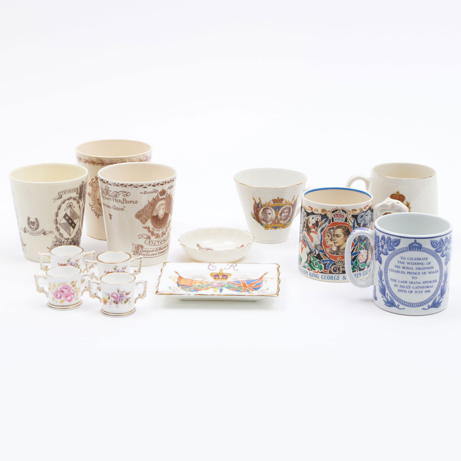 Group of English Porcelain Royal Wares (1 of 13)