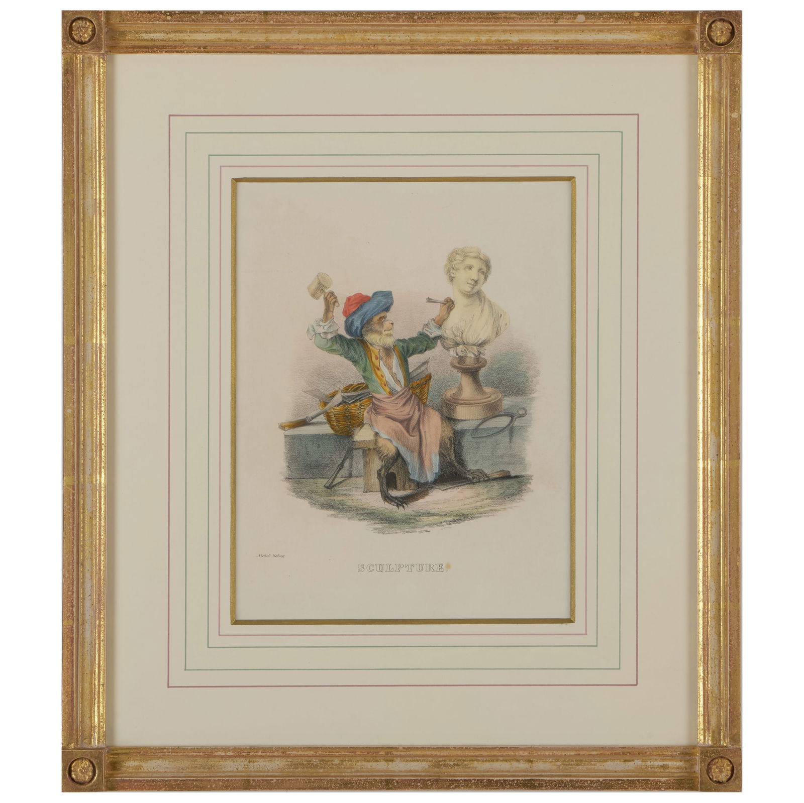 After Jean Antoine Watteau (1684-1721): Sculpture; and Painting (1 of 5)