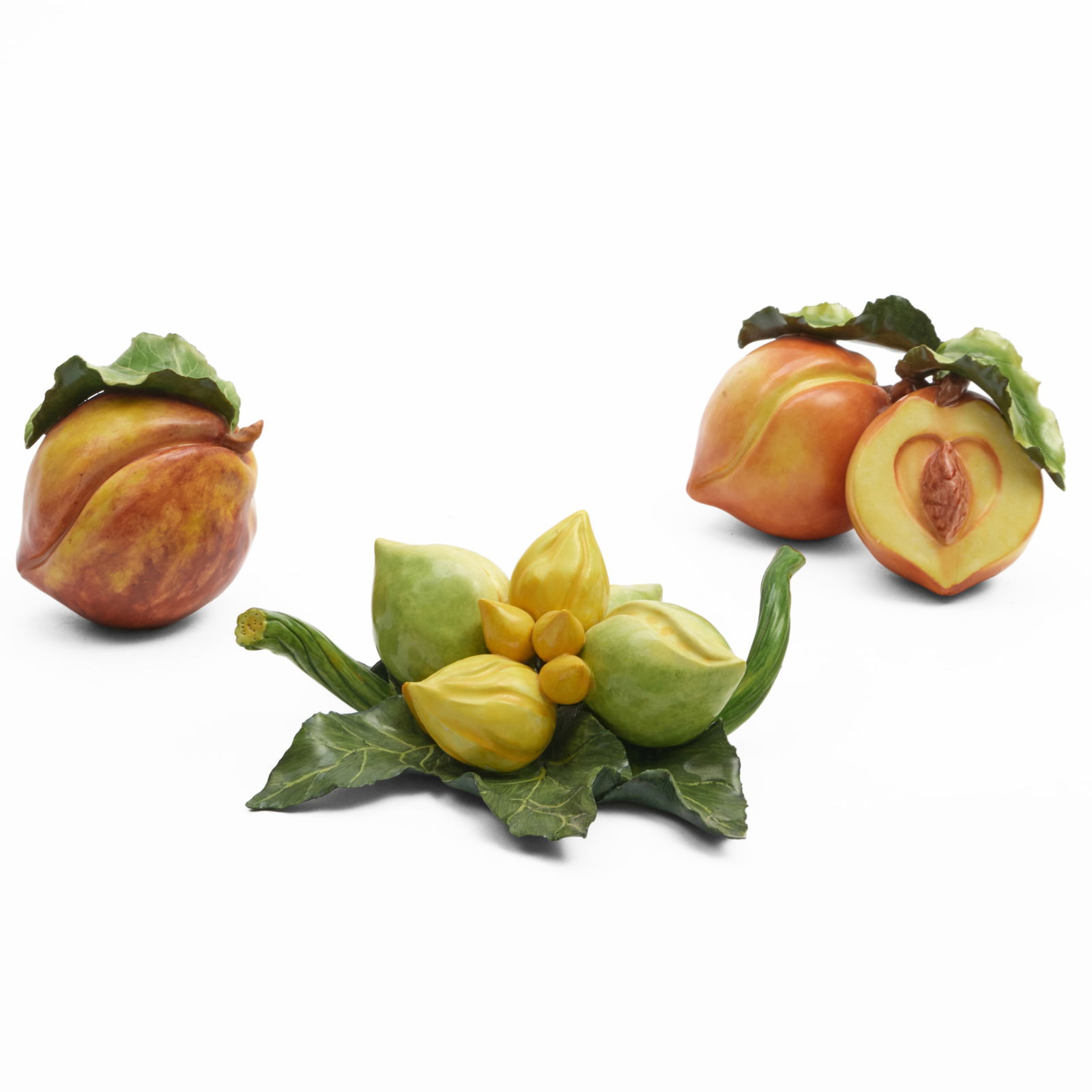 Three Katherine Houston Porcelain Models of Fruits (1 of 16)