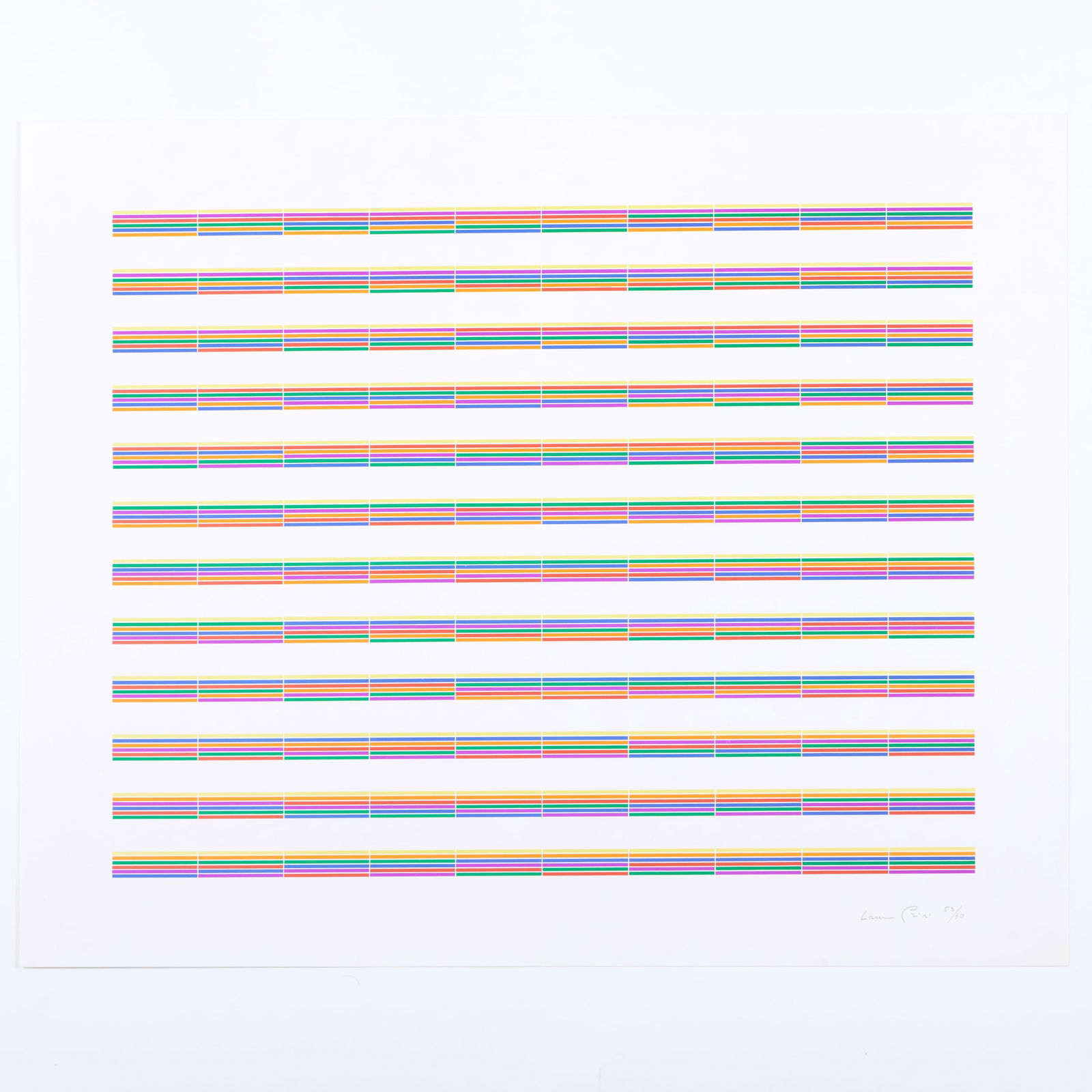 Laura Grisi (1939-2017): Stripes (1 of 11)