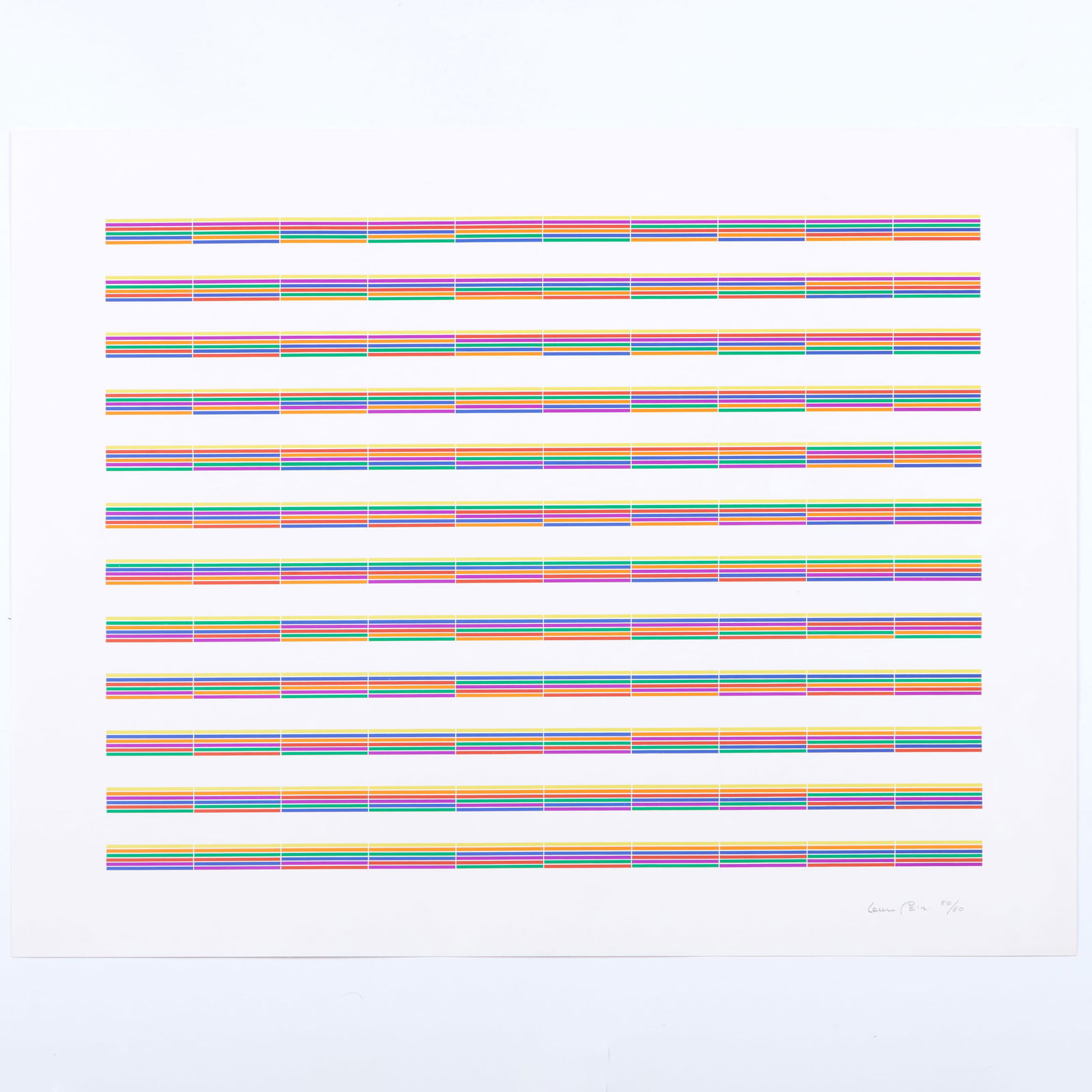 Laura Grisi (1939-2017): Stripes (1 of 11)