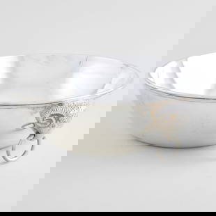 English Silver Ram's Head Bowl: English Silver Ram's Head Bowl Andrew Fogelberg & Stephen Gilbert, London, 1810. 2 3/4 x 9 1/4 in. diam., 23.7 oz. approx. gross weight. Collection of Jan Mitchell.