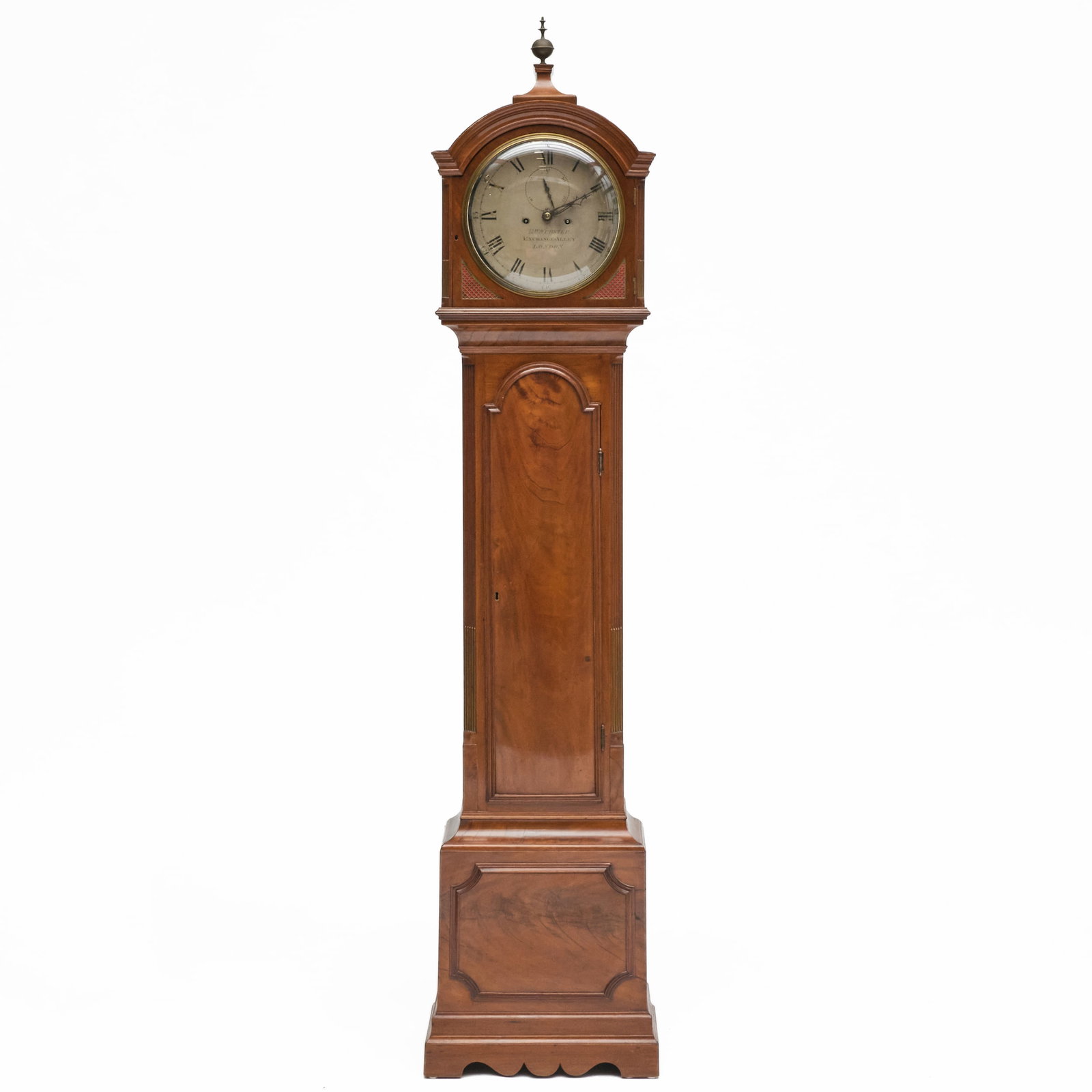 George III Brass-Mounted Mahogany Tall Case Clock (1 of 7)