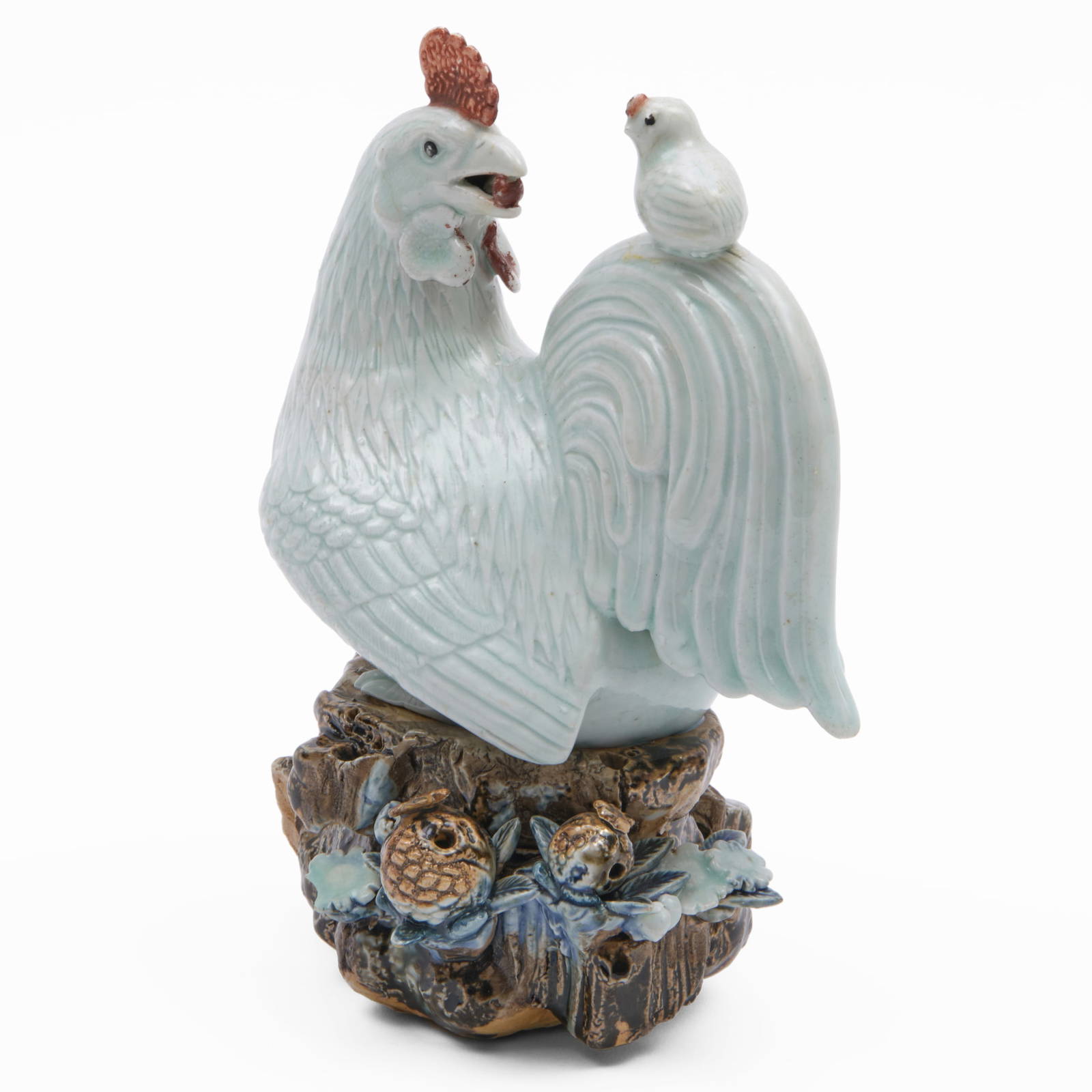 Japanese Aritaware Porcelain Hen and Chick Group