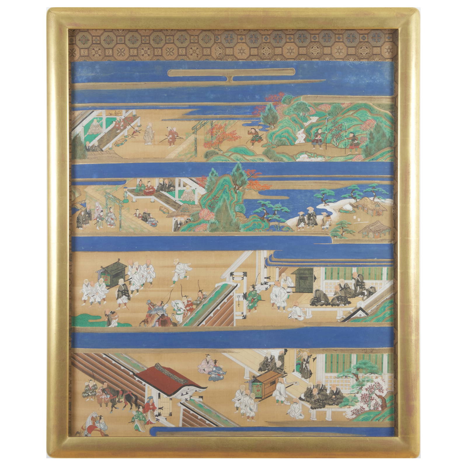 Japanese Scroll of the Life of Saint Shinran