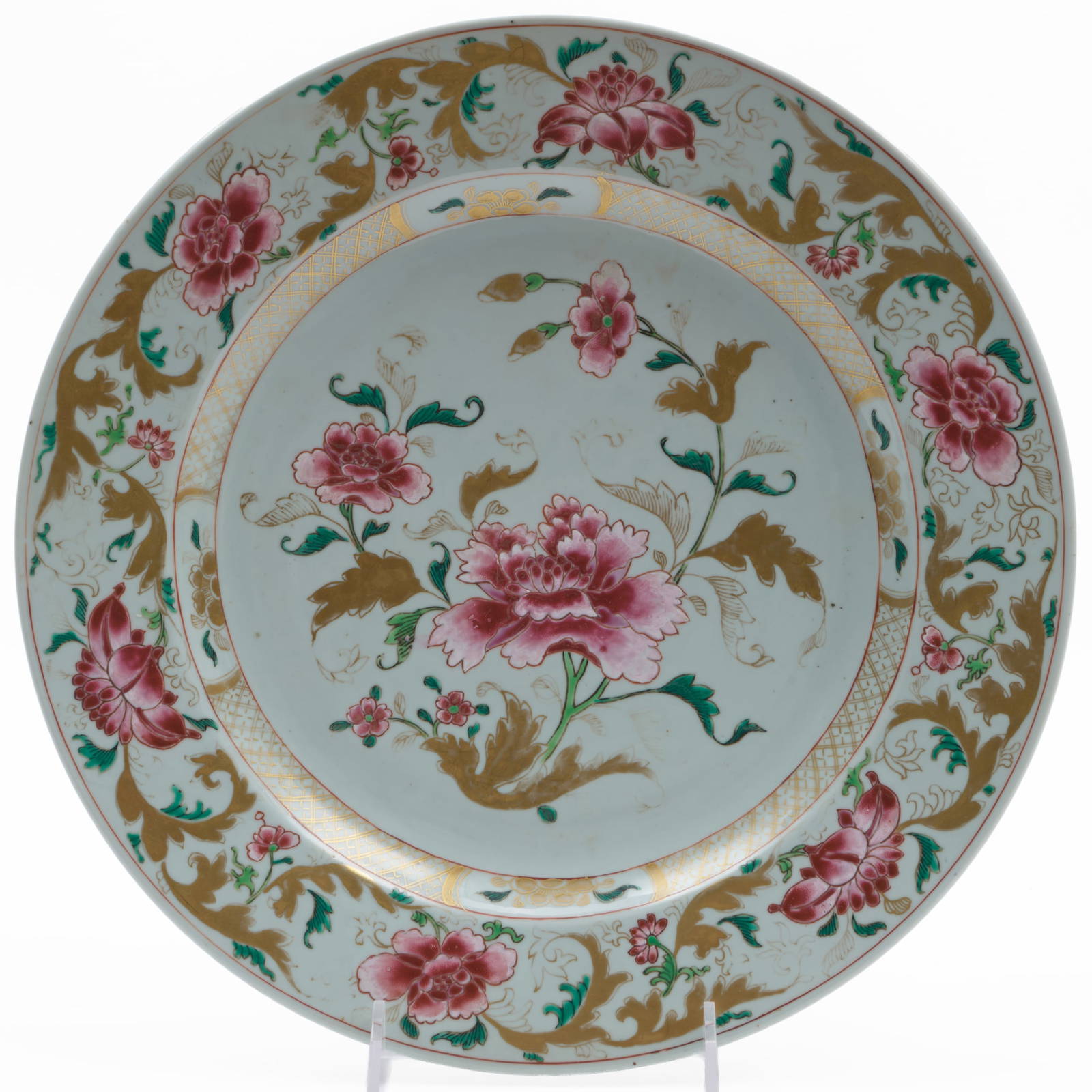 Chinese Export Famille Rose Porcelain Charger