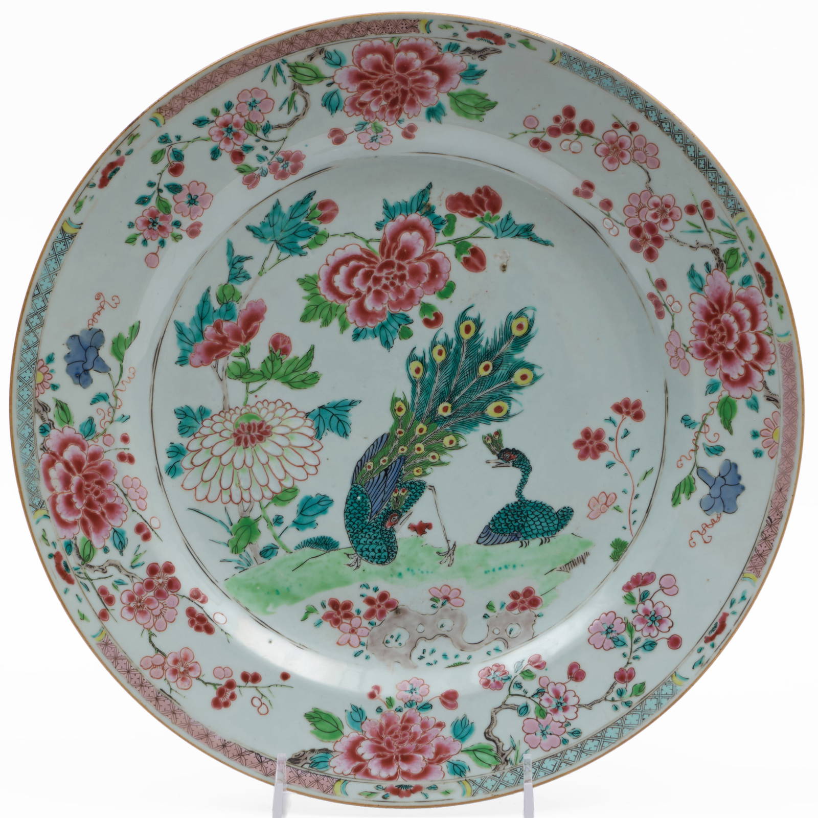 Chinese Export Famille Rose Porcelain Charger