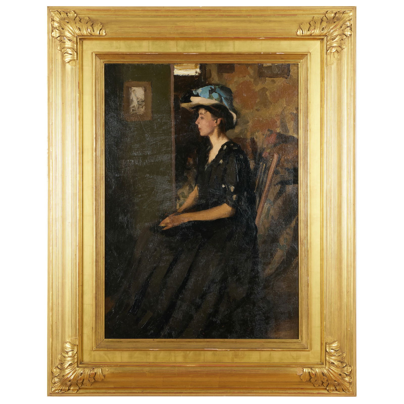 Caroline Stehlin (1879-1974): The Blue Ribboned Hat (1 of 3)