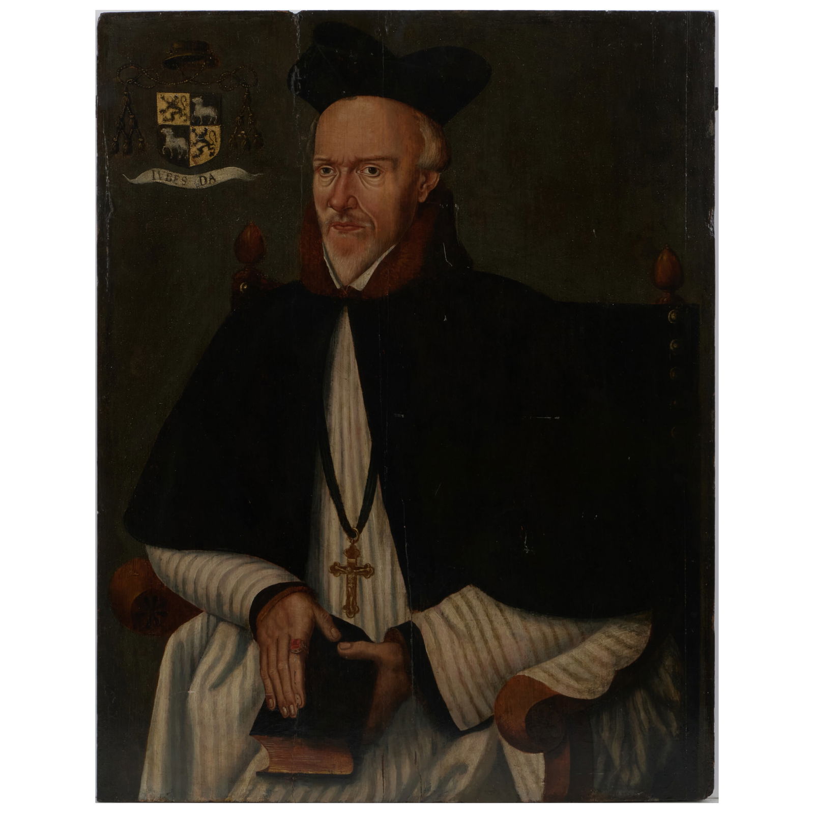 European School: Portrait of a Religious Figure (1 of 2)