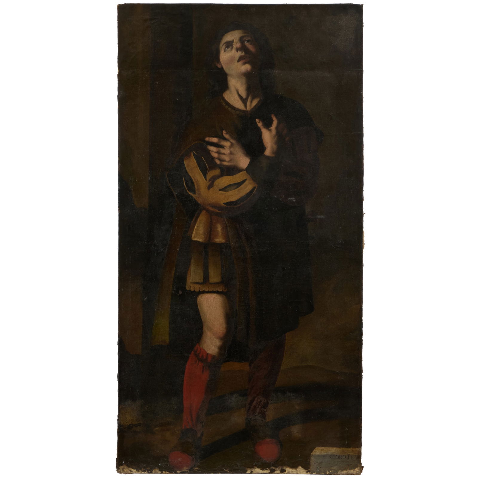 Continental School: A Figure of a Saint (1 of 4)