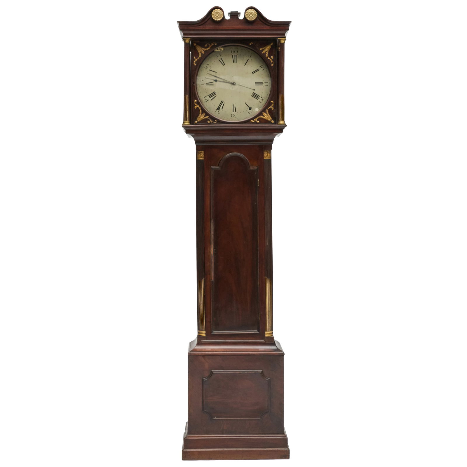 Late George III Mahogany Year Going Long Case Clock (1 of 9)