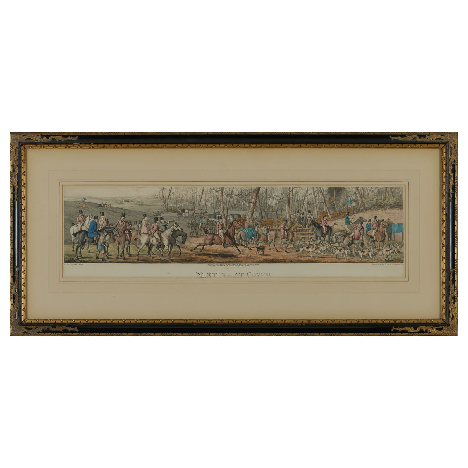 Henry Thomas Alken (1785-1851): Full Cry; The Death; Meeting at Cover; and Breaking Cover (1 of 9)