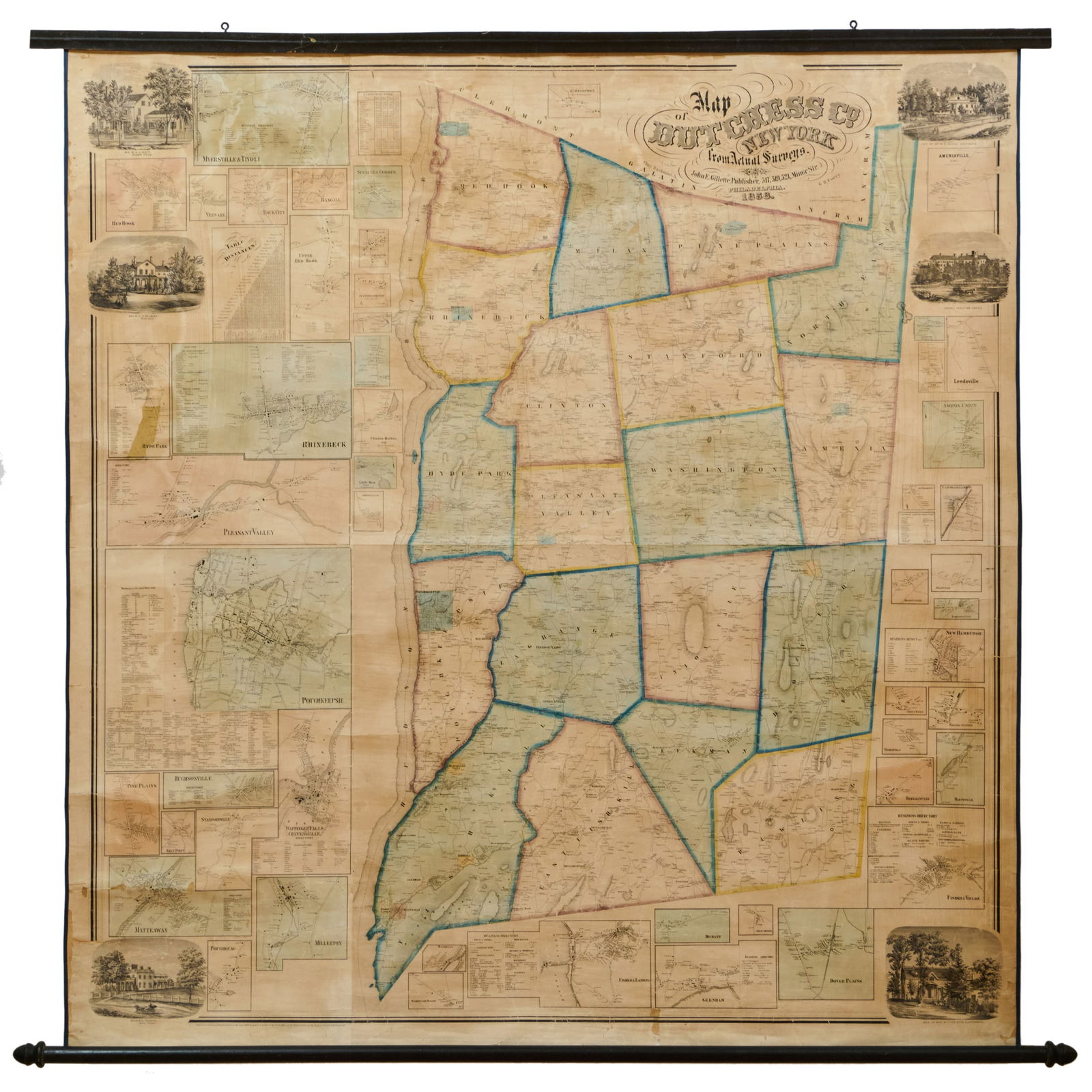 Map of Dutchess County, New York (1 of 5)