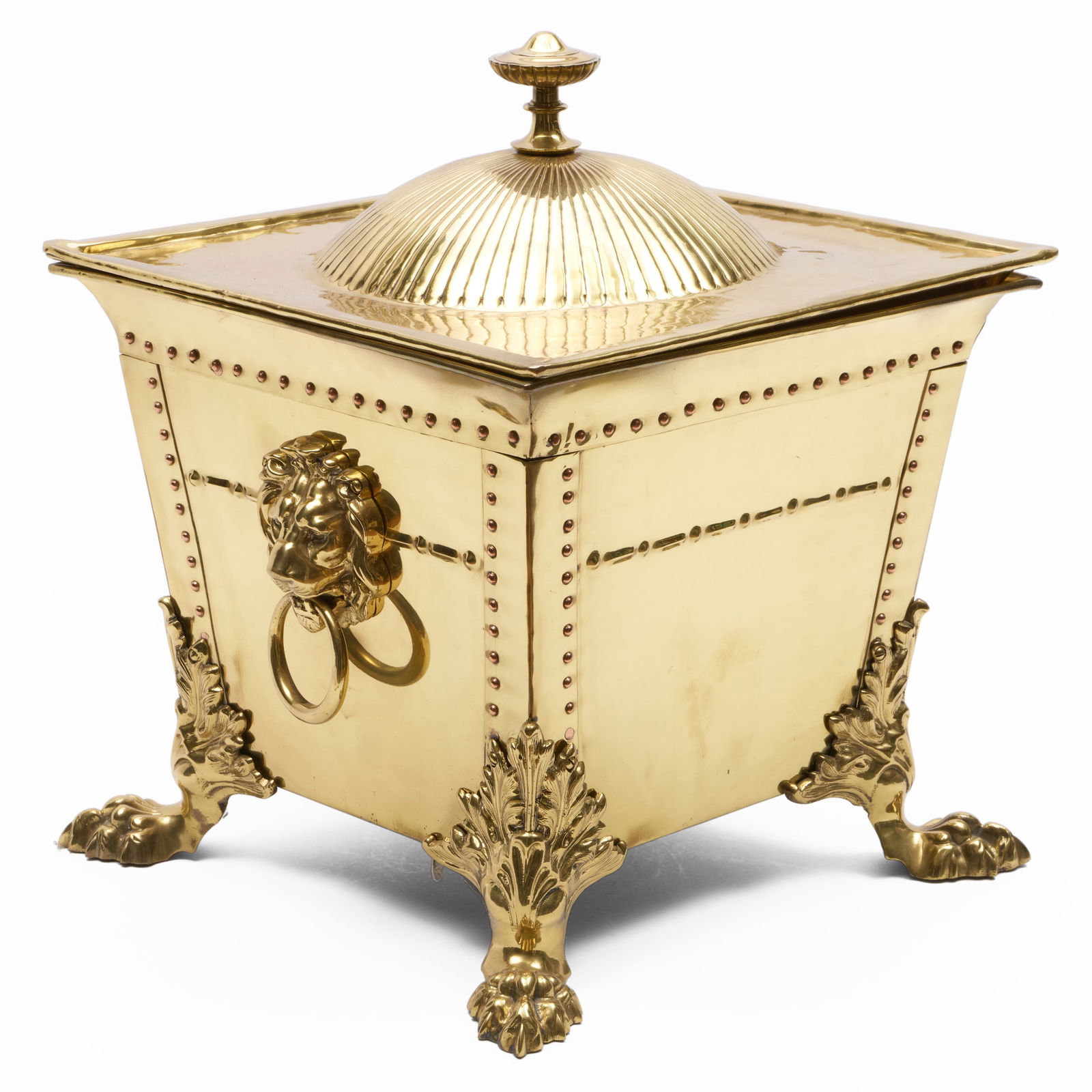 Victorian Style Brass Coal Hod (1 of 9)