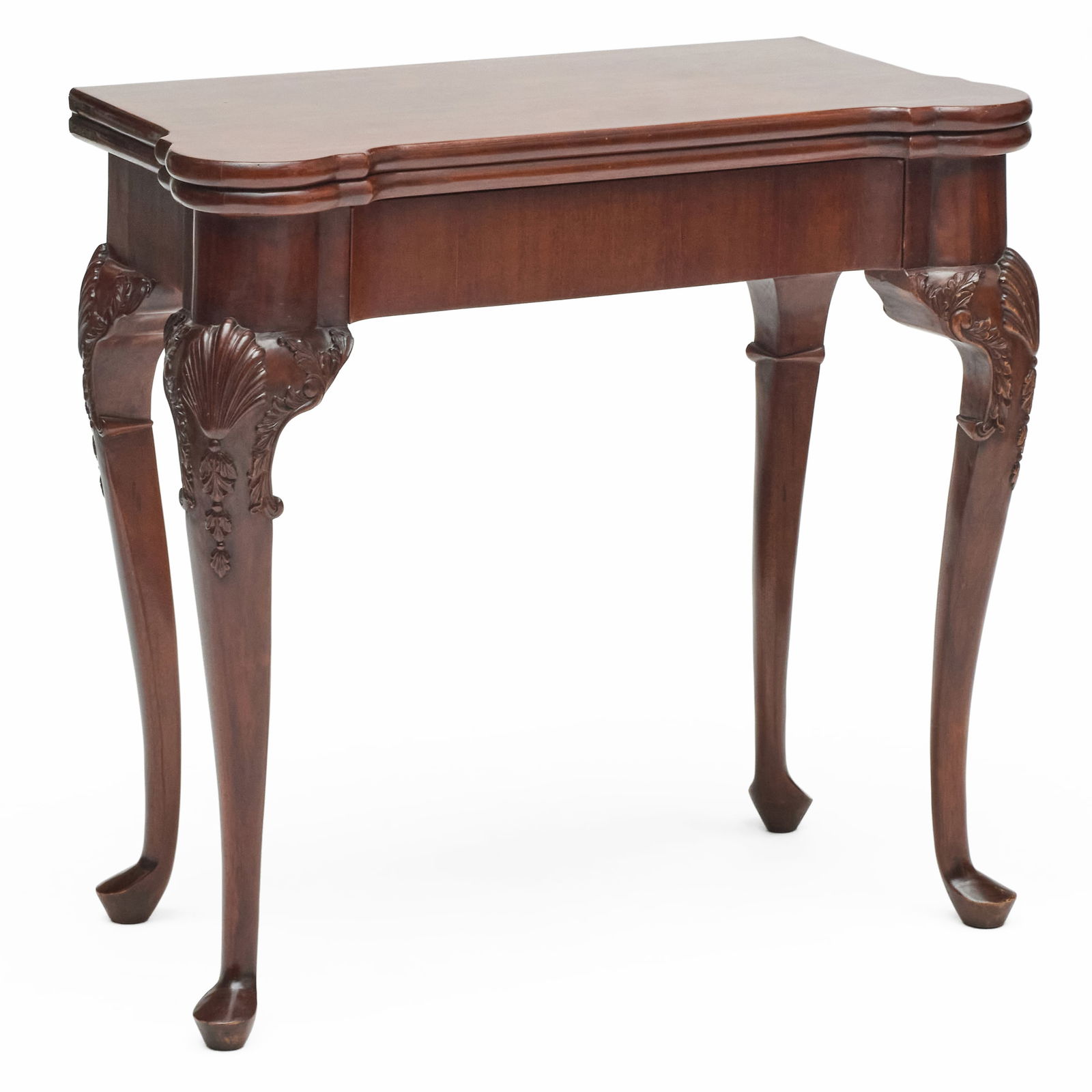 George III Style Mahogany Lift Top Games Table (1 of 13)