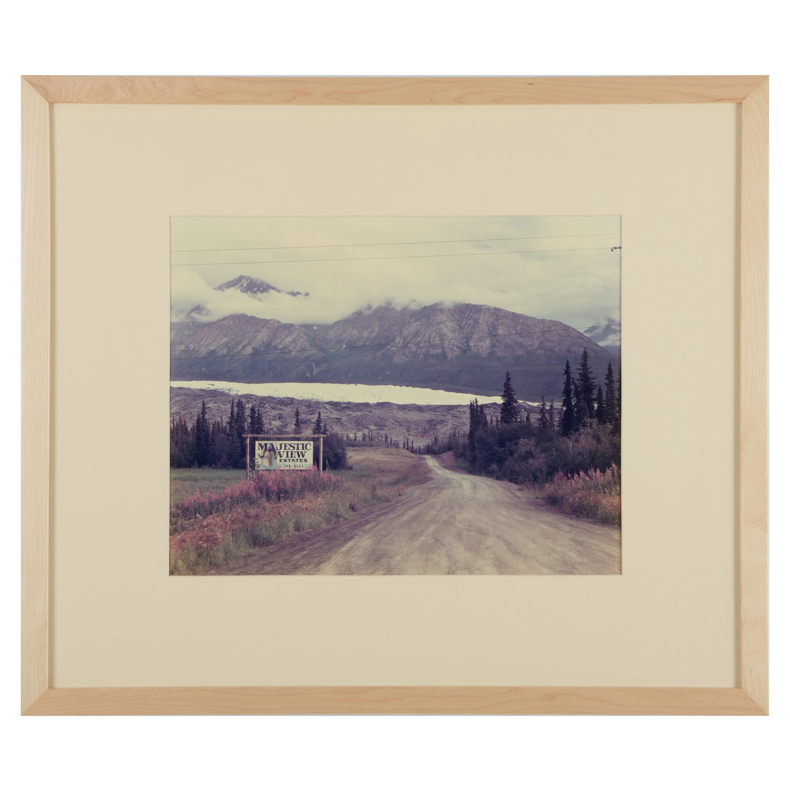 Joel Sternfeld (b. 1944): Matanuska Glacier, Alaska: Joel Sternfeld (b. 1944): Matanuska Glacier, Alaska Chromogenic print, 1984, printed in 1987, signed, titled, dated and numbered 25/50 on the reverse. 15 1/2 x 18 1/2 in. (sheet), 23 1/2 x 27 1/2 in.