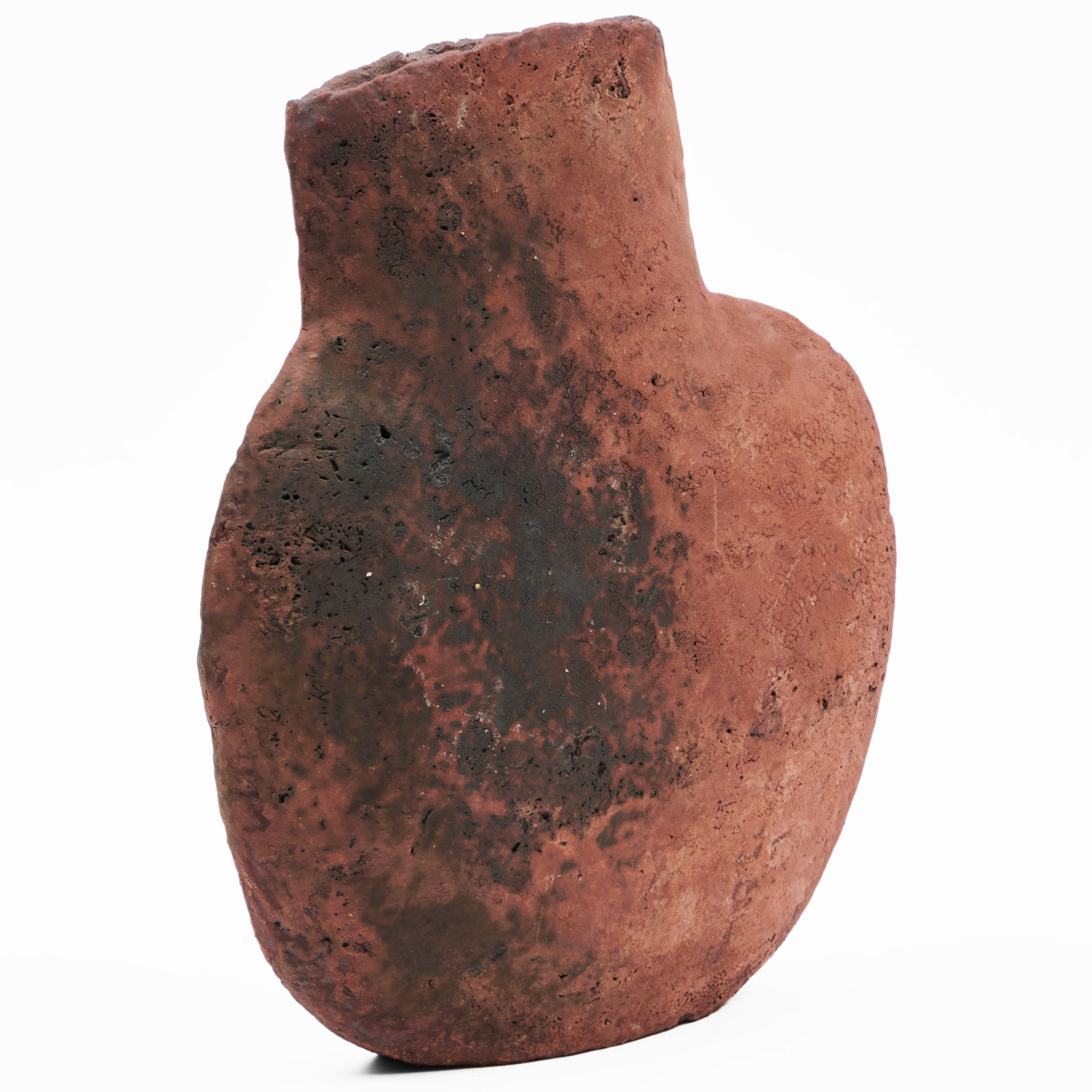 Paul Philp (b. 1941): Stoneware Vessel: Paul Philp (b. 1941): Stoneware Vessel Impressed monogram mark. 14 x 11 1/2 x 2 1/4 in.