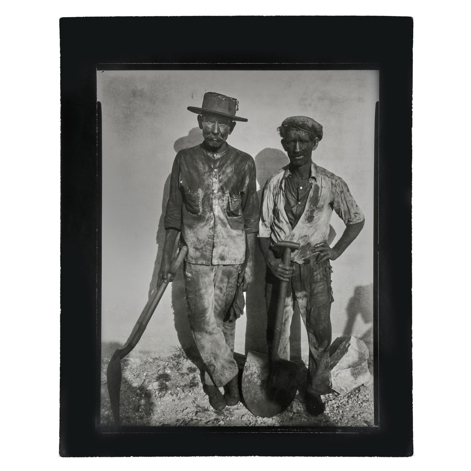 Walker Evans (1903-1975): Dock Workers, Havana: Walker Evans (1903-1975): Dock Workers, Havana Gelatin silver print, 1932, printed c. 1970 by James Dow, unsigned, variously inscribed in another hand on the reverse. 9 7/8 x 8 in. (sheet), unframed.