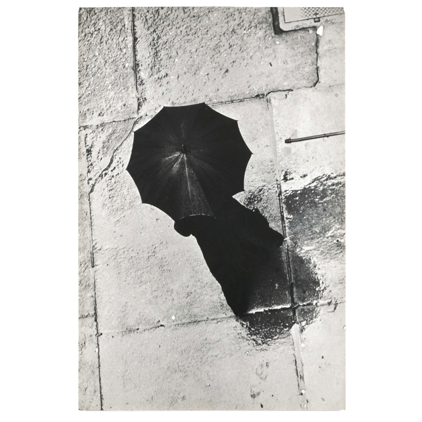 David Vestal (1924-2013): New York (Woman With Umbrella): David Vestal (1924-2013): New York (Woman With Umbrella) Gelatin silver print mounted on board, 1960, unsigned, titled, dated and variously inscribed on the reverse, with the artist's inkstamp. 11 3/8