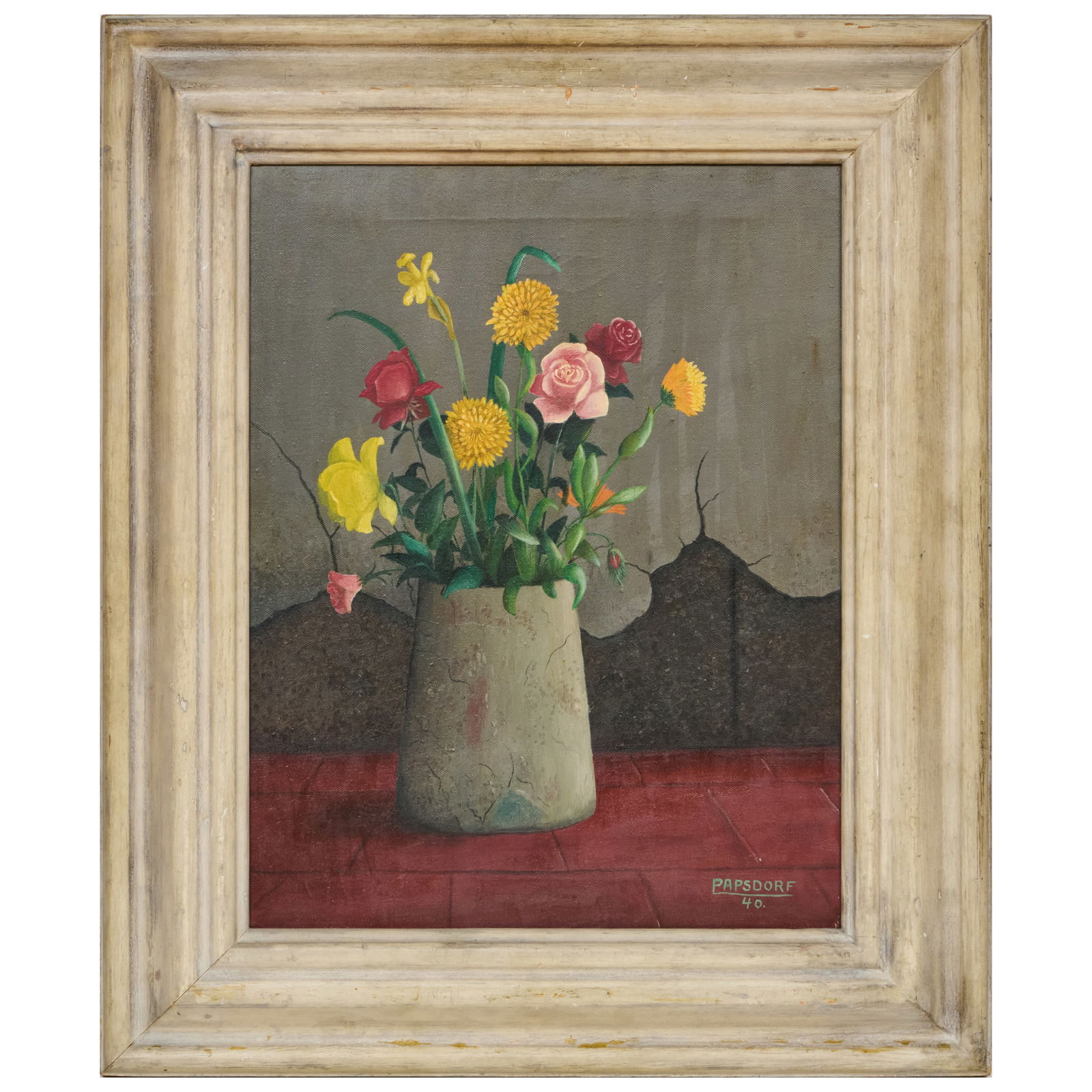 Frederick Papsdorf (1887-1978): Flowers in a Vase (1 of 3)