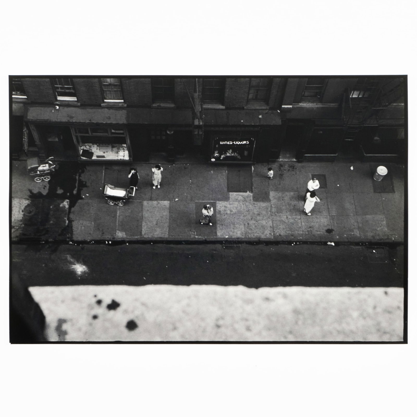 David Vestal (1924-2013): Sullivan Street, New York; and Provincetown (Weeds): David Vestal (1924-2013): Sullivan Street, New York; and Provincetown (Weeds) Two gelatin silver prints, 1948 and 1951, both unsigned, titled, dated and variously inscribed on the reverse, with the ar