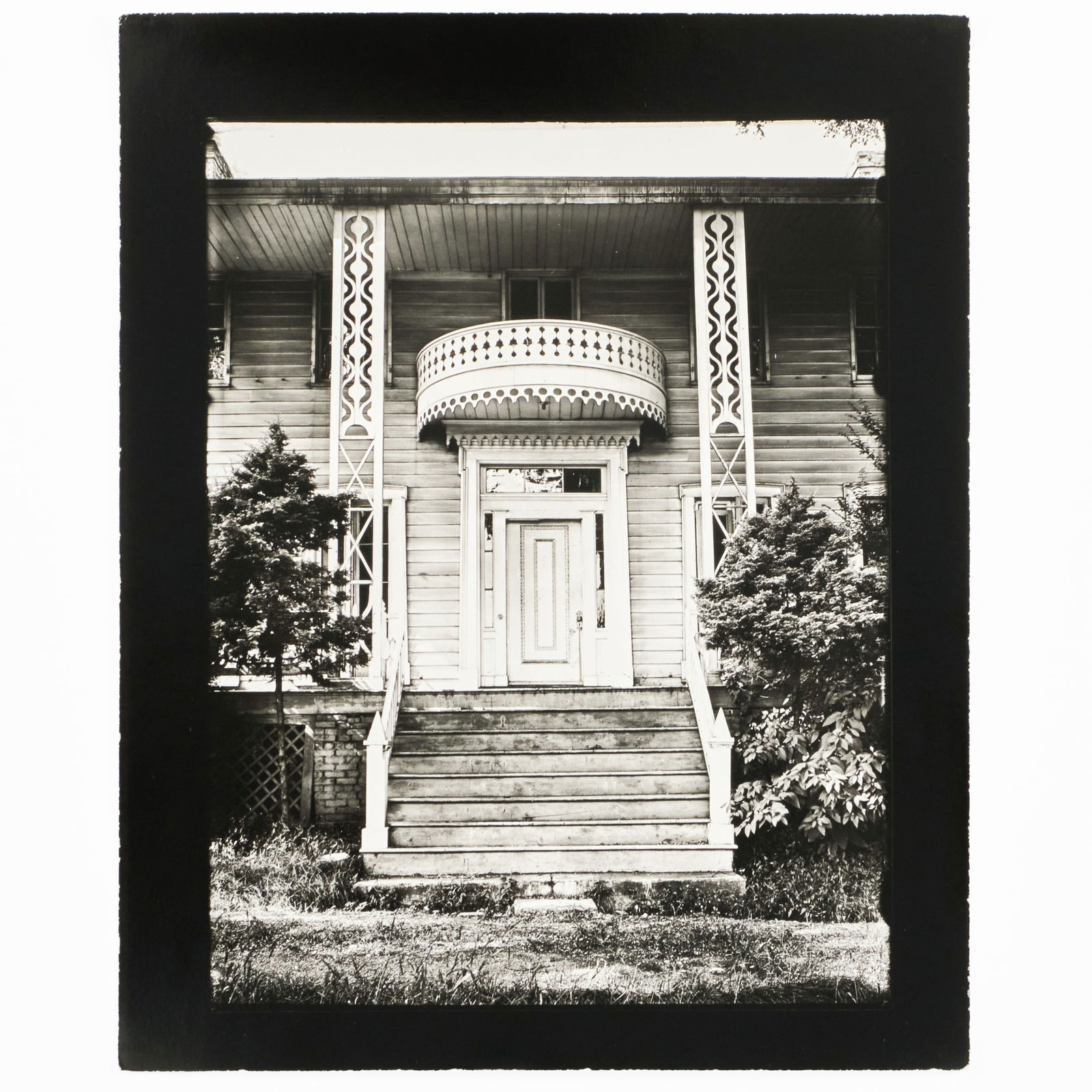 Walker Evans (1903-1975): Doorway, Nyack, New York: Walker Evans (1903-1975): Doorway, Nyack, New York Gelatin silver print, 1931, printed c. 1970 by James Dow, unsigned, variously inscribed in another hand on the reverse. 9 7/8 x 8 in. (sheet), unfram