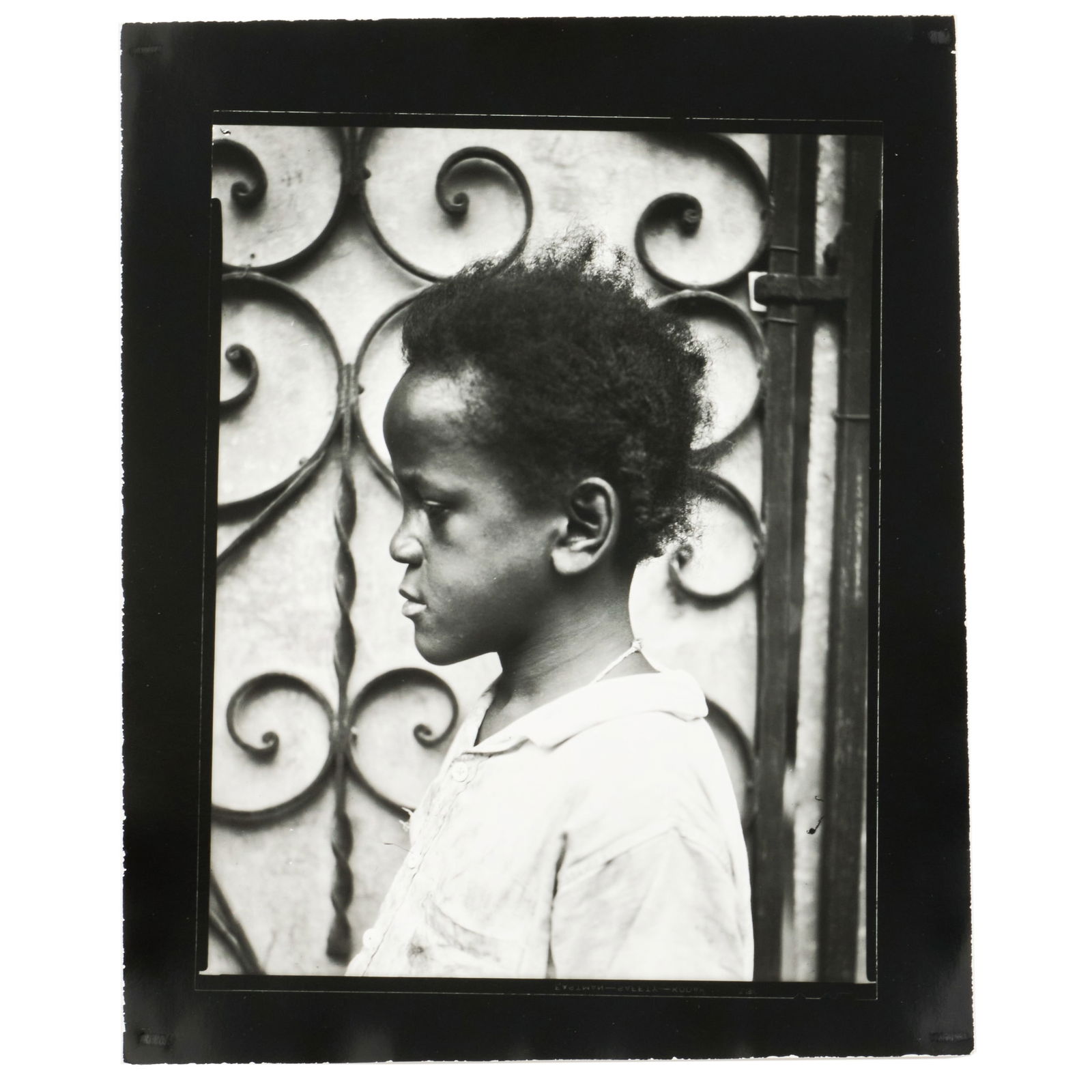 Walker Evans (1903-1975): Havana: Walker Evans (1903-1975): Havana Gelatin silver print, 1933, printed c. 1970 by James Dow, unsigned, variously inscribed in another hand on the reverse. 9 7/8 x 8 in. (sheet), unframed. Note: This pri