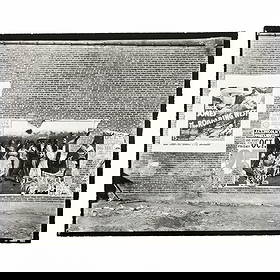 Walker Evans (1903-1975): Roaring West and Minstrel Posters, Demopolis, Alabama: Walker Evans (1903-1975): Roaring West and Minstrel Posters, Demopolis, Alabama Gelatin silver print, 1936, printed c. 1970 by James Dow, unsigned, variously inscribed in another hand on the reverse.