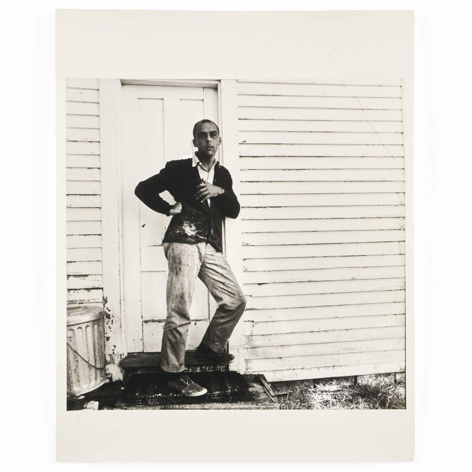 Walker Evans (1903-1975): Robert LaHotan, Cranberry Island, Maine: Walker Evans (1903-1975): Robert LaHotan, Cranberry Island, Maine Gelatin silver print, 1962, printed c. 1970 by James Dow, unsigned, variously inscribed in another hand on the reverse. 10 x 7 7/8 in.