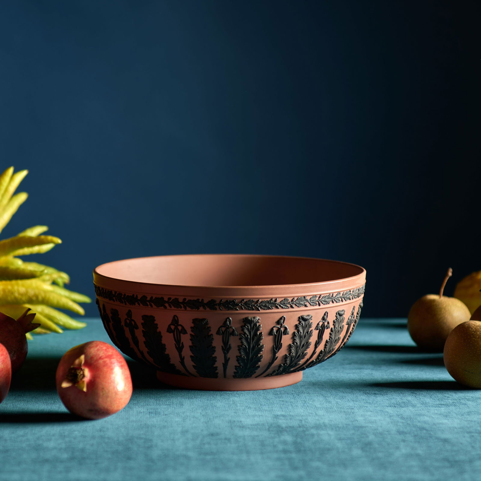 Wedgwood 'Rosso Antico' Jasperware Bowl (1 of 8)