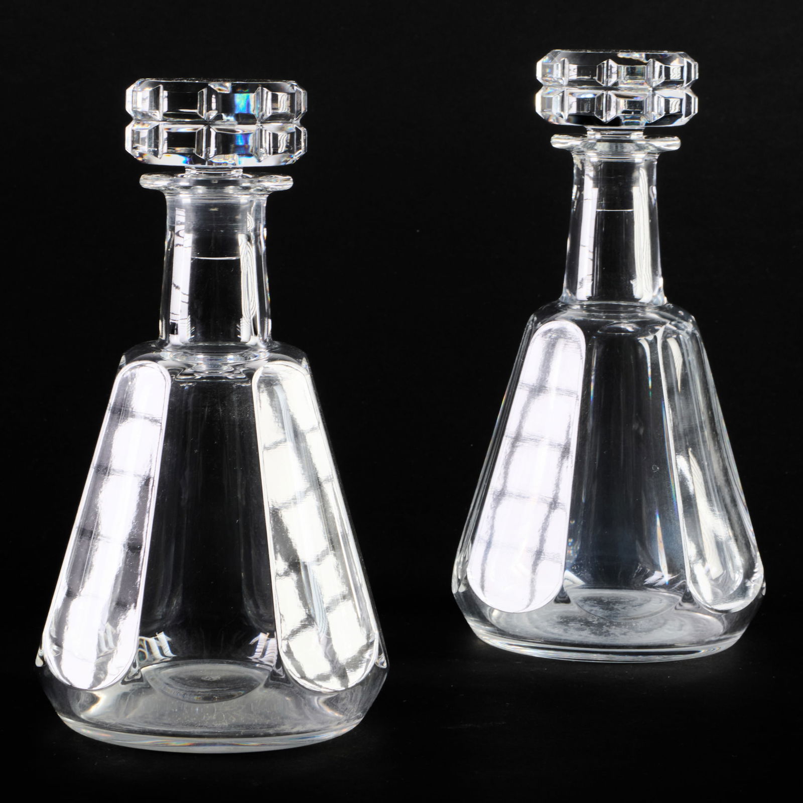 Pair of Baccarat Glass Decanters and Stoppers (1 of 10)