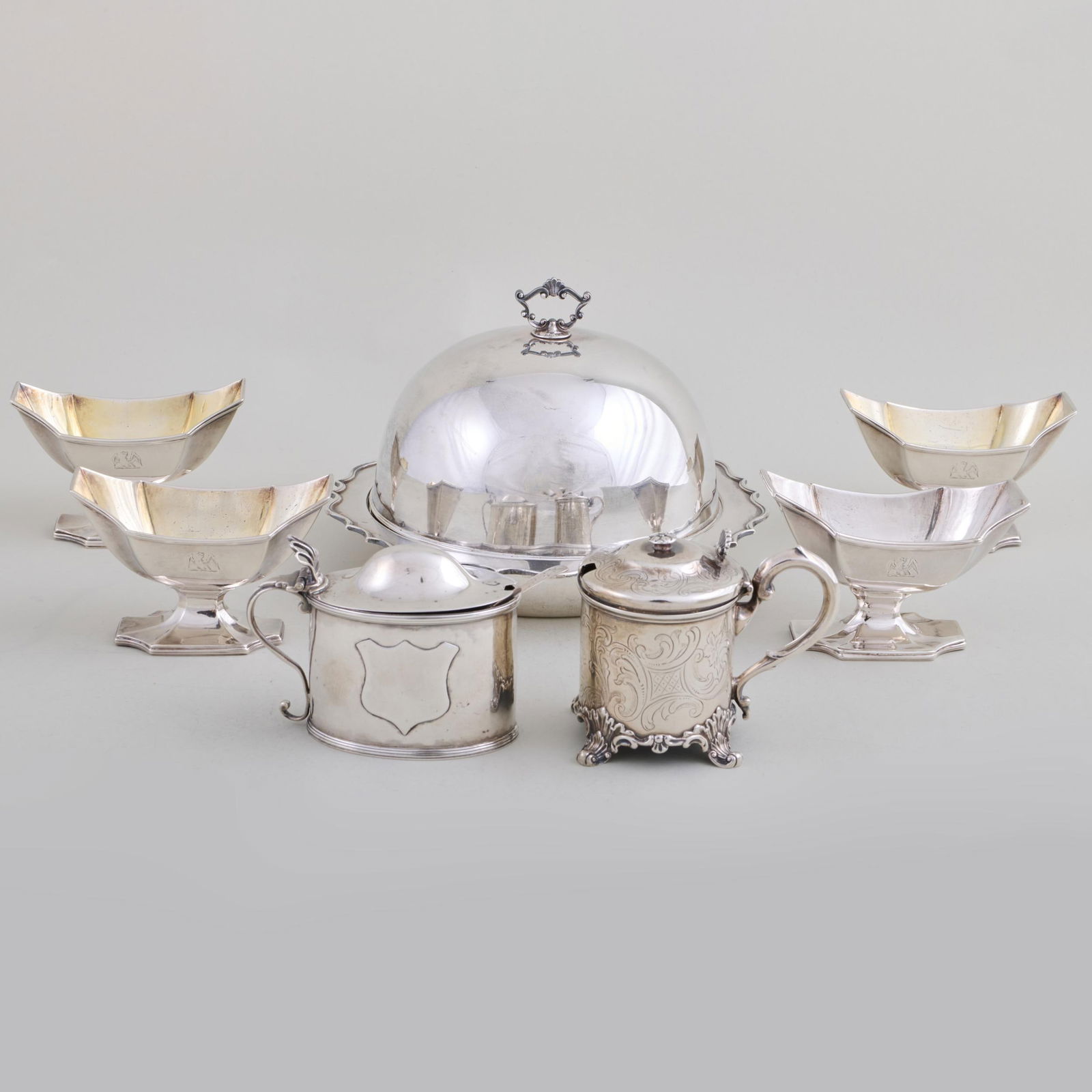 Group of English Silver Condiment Wares (1 of 20)