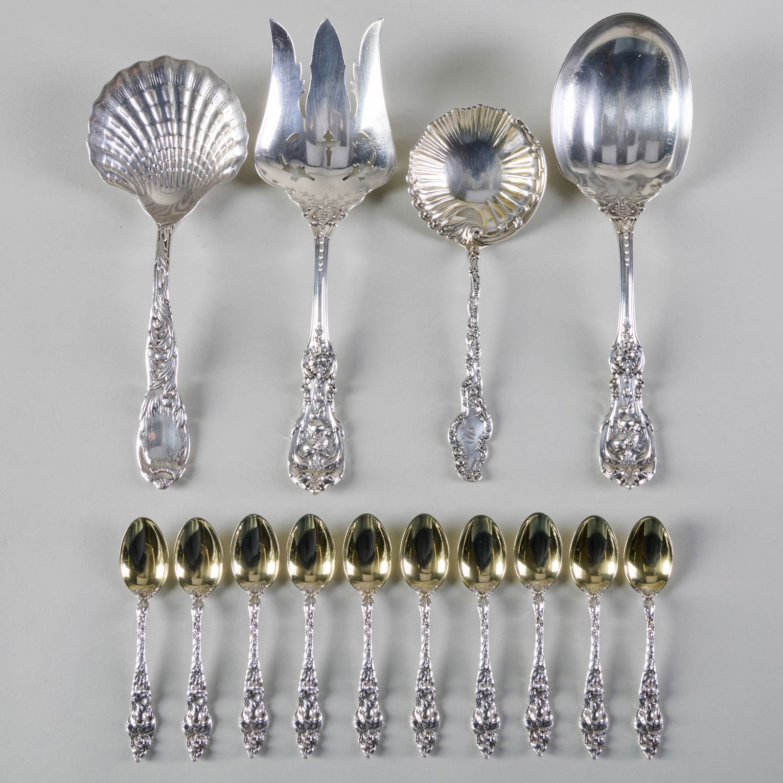 Group of Reed & Barton and Tiffany & Co. Silver Flatware (1 of 7)