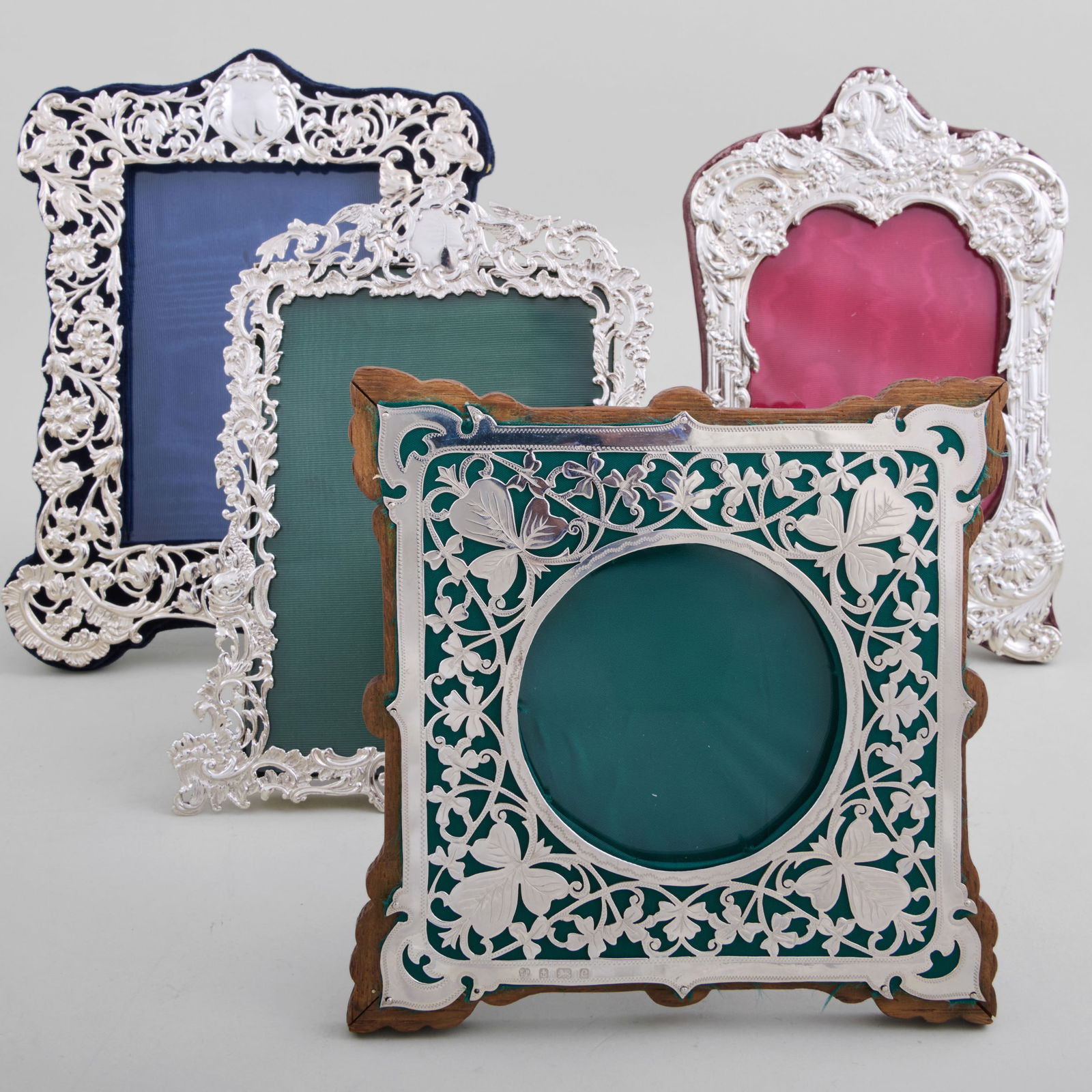 Group of Four English Silver Frames (1 of 11)