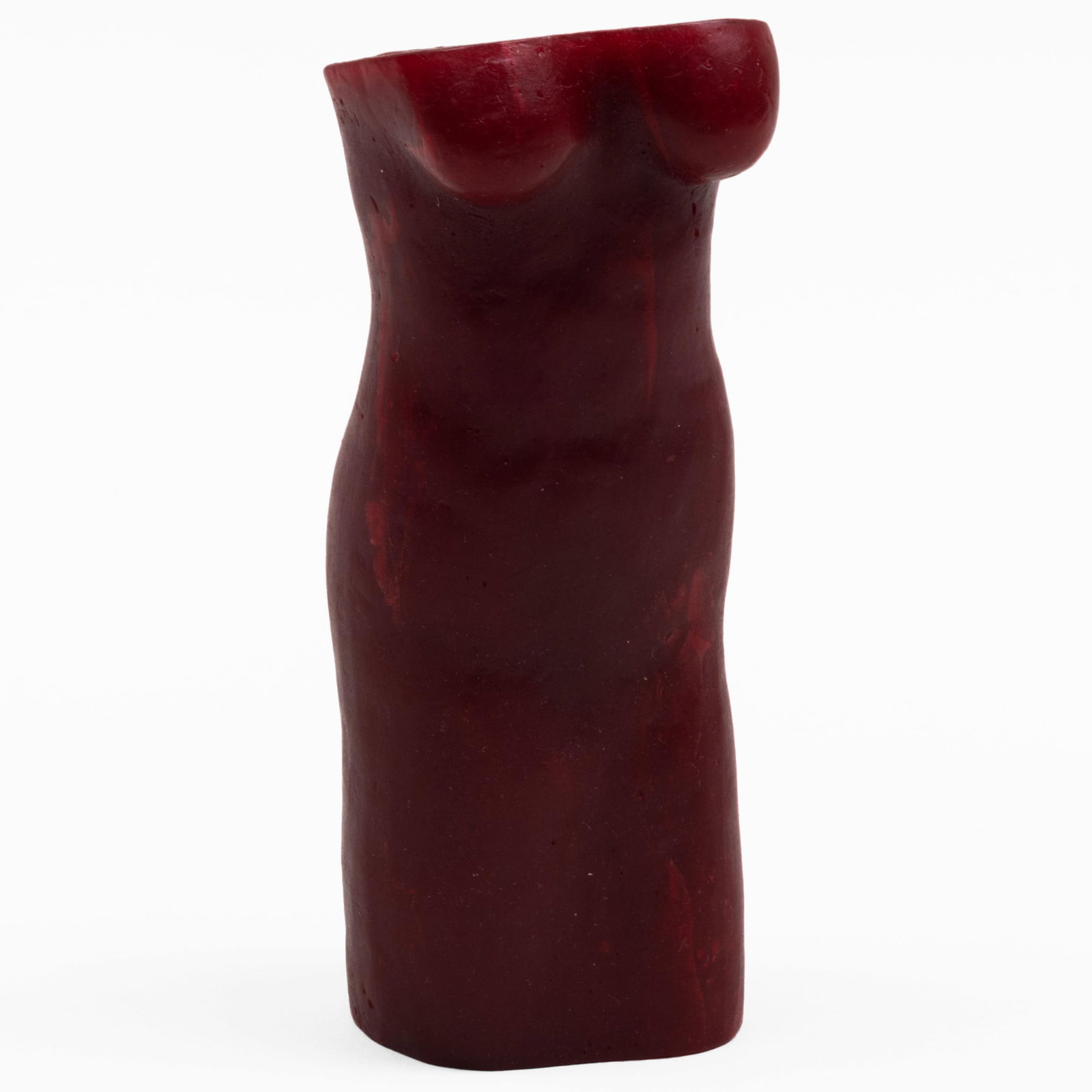 Judith Shea (b. 1948): Red Dress: Judith Shea (b. 1948): Red Dress Molded wax, unmarked, with label from The Granary. 7 in. (height). The Collection of Melva Bucksbaum. Sold to Benefit Art for Access, Bennington College.