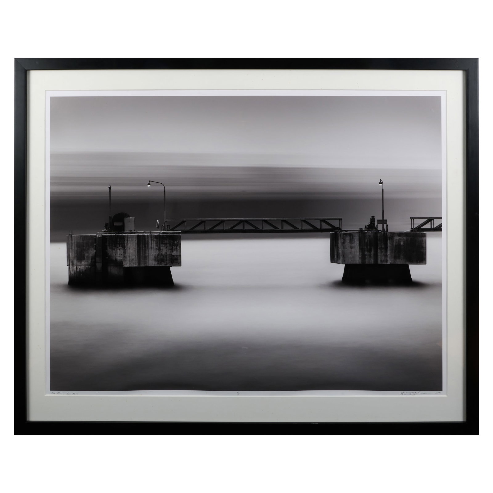 Peter Steinhauer (b. 1966): Two Moors: Peter Steinhauer (b. 1966): Two Moors Black and white photograph, 2008, signed, titled, dated and numbered 2/5 at bottom. 41 1/4 x 54 in. (sight), 51 x 63 in. (frame).