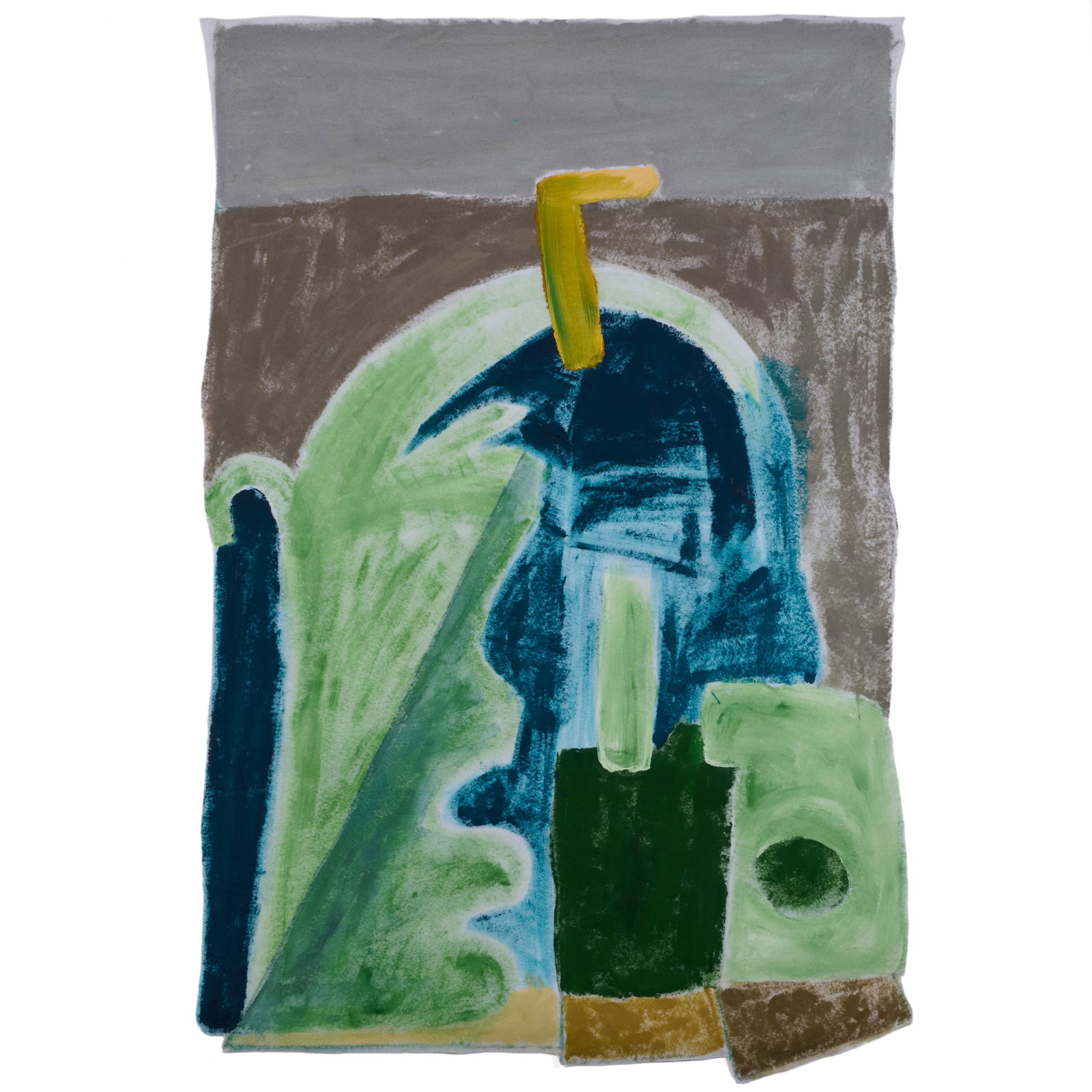 Adriano Costa: Bezerro de Ouro: Adriano Costa: Bezerro de Ouro Acrylic on felt, 2012, unsigned. 49 1/2 x 32 in., unframed.