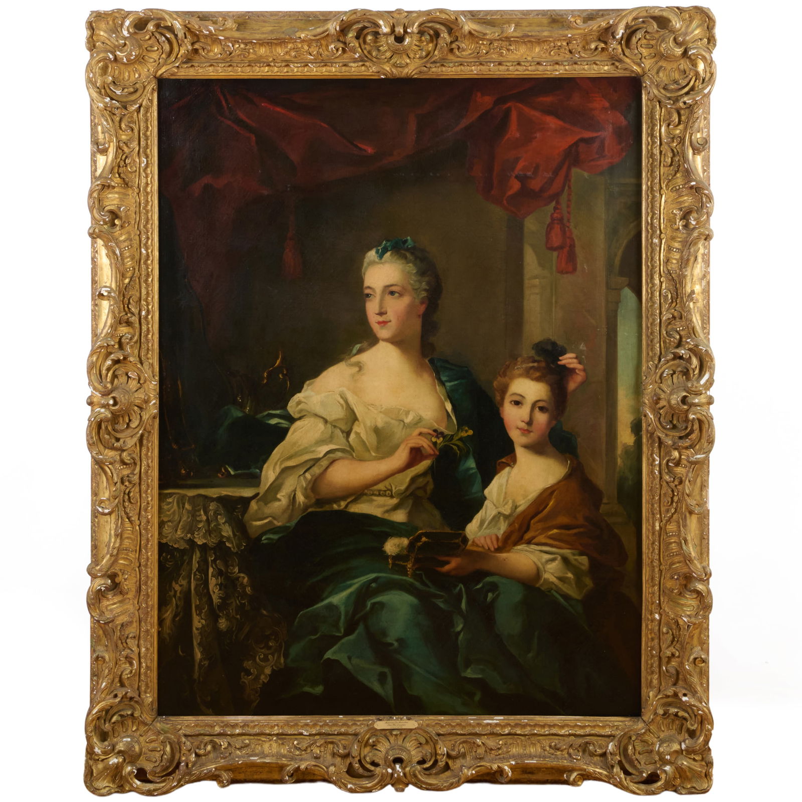 After Jean-Marc Nattier (1685-1766): Madonna de Marcellier and Her Daughter (1 of 7)