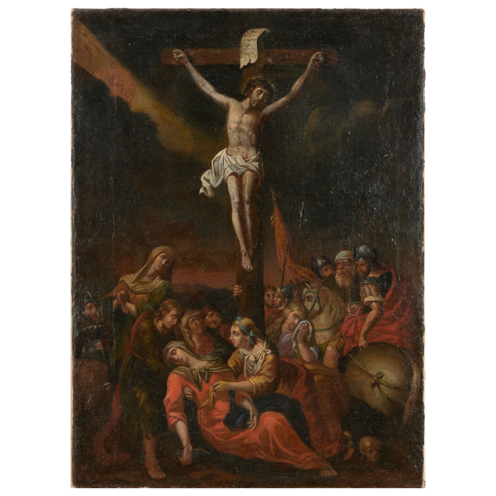 European School: The Swoon of the Virgin Before the Cross (1 of 4)