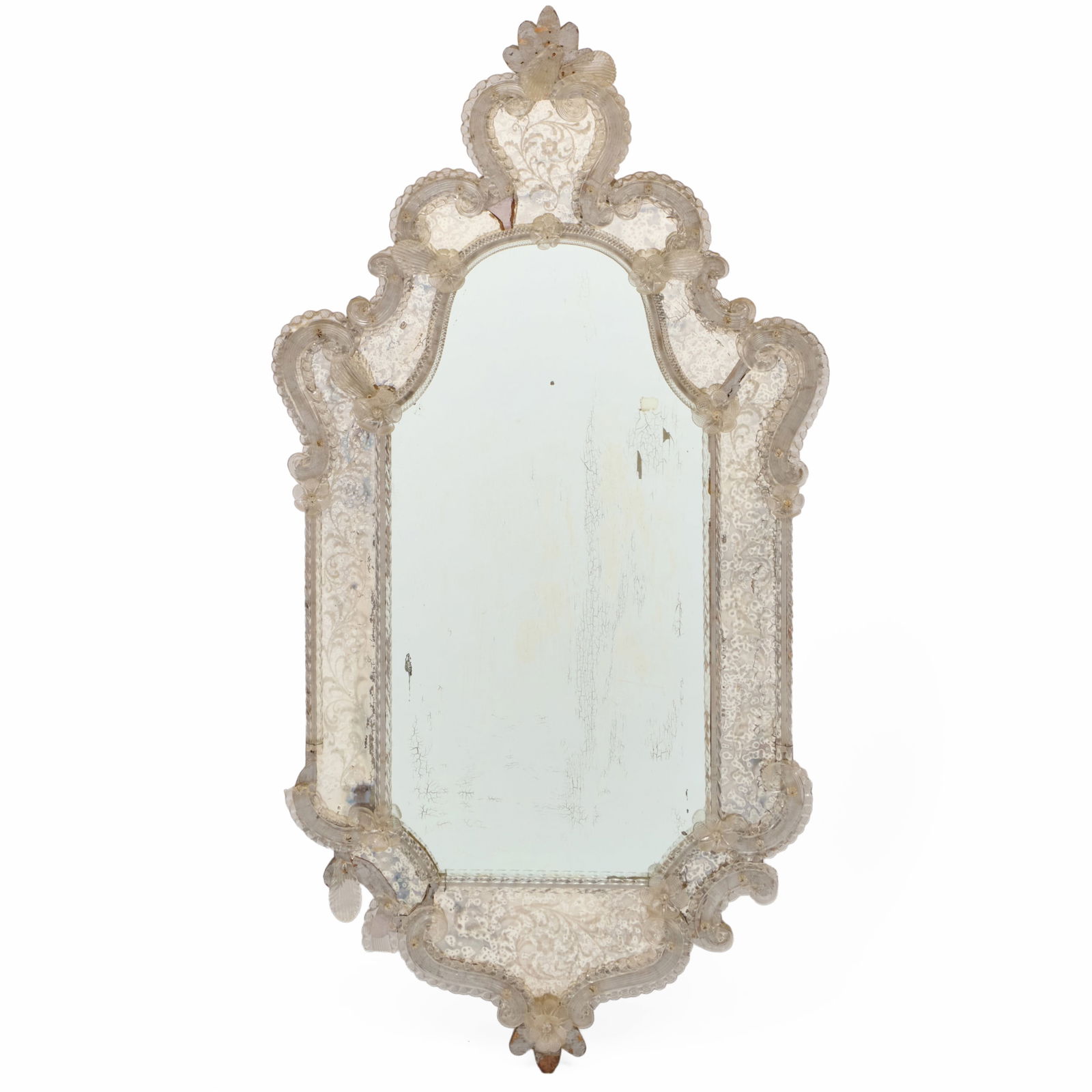 Venetian Etched Glass Mirror (1 of 7)
