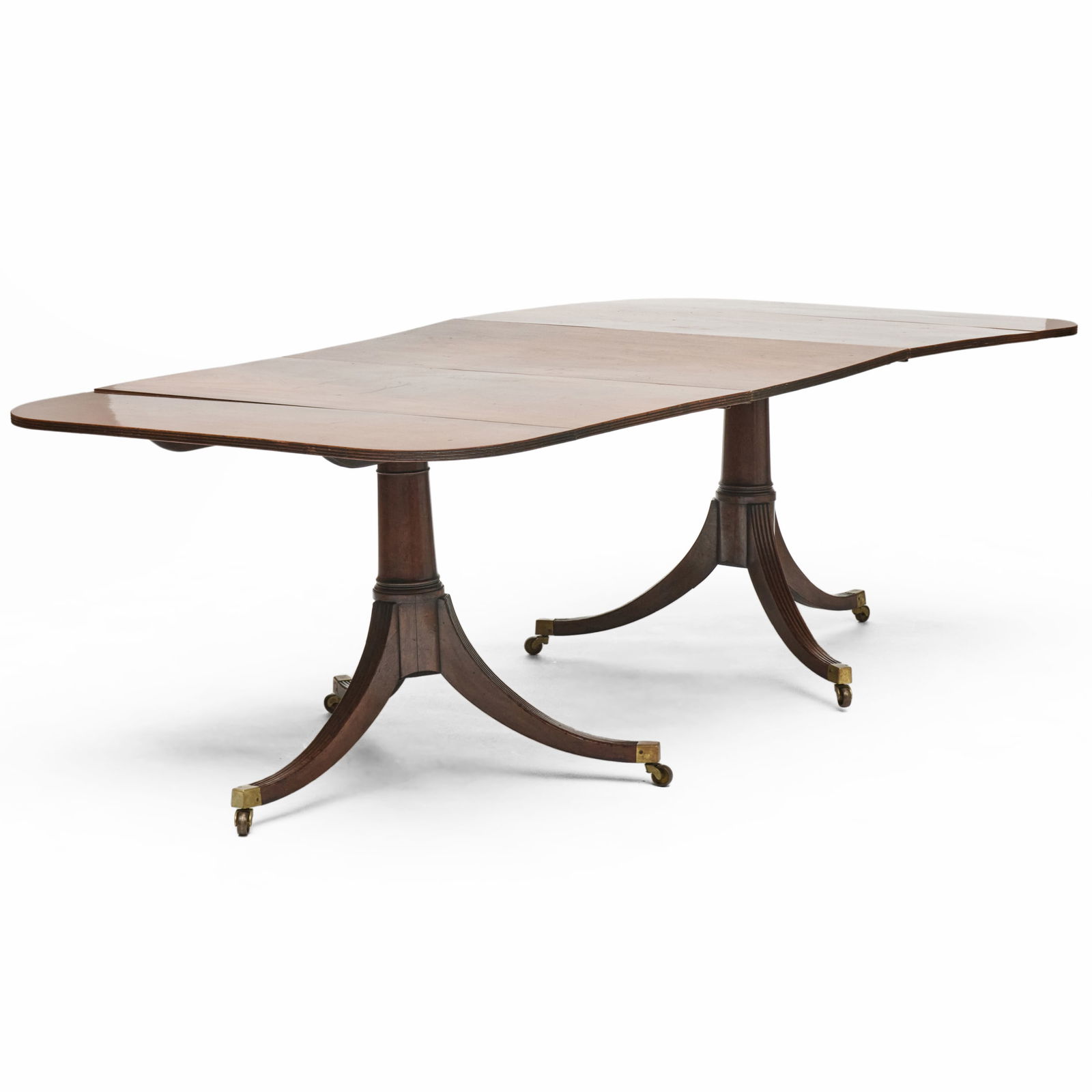 George III Mahogany Two Pedestal Dining Table (1 of 14)