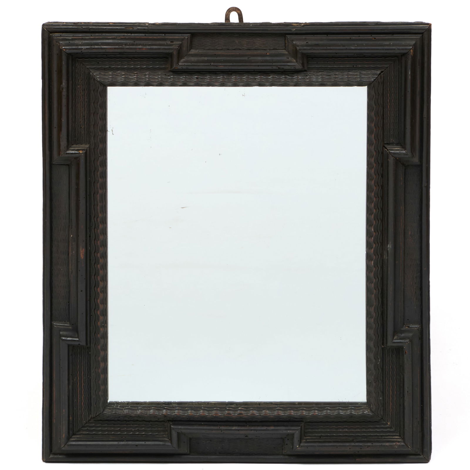 Flemish Baroque Ebony Mirror: Flemish Baroque Ebony Mirror 31 1/2 x 25 1/2 in. Collection of Susan and Alan Miller, NY.