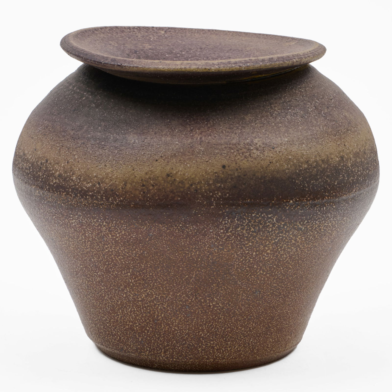 Studio Pottery Salt Glazed Vase (1 of 7)