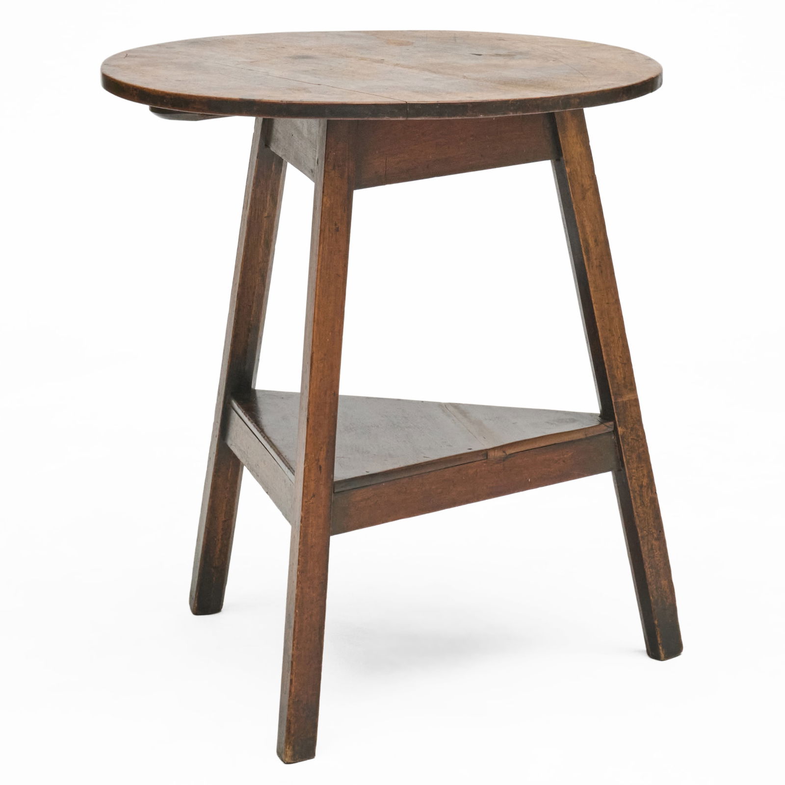 English Walnut Circular Cricket Table (1 of 10)