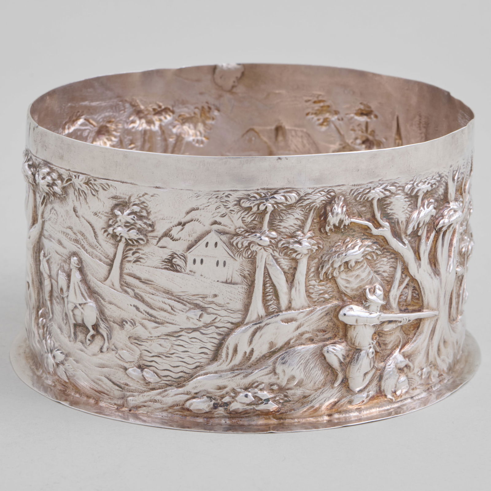 Five Continental Silver Vessels - 14