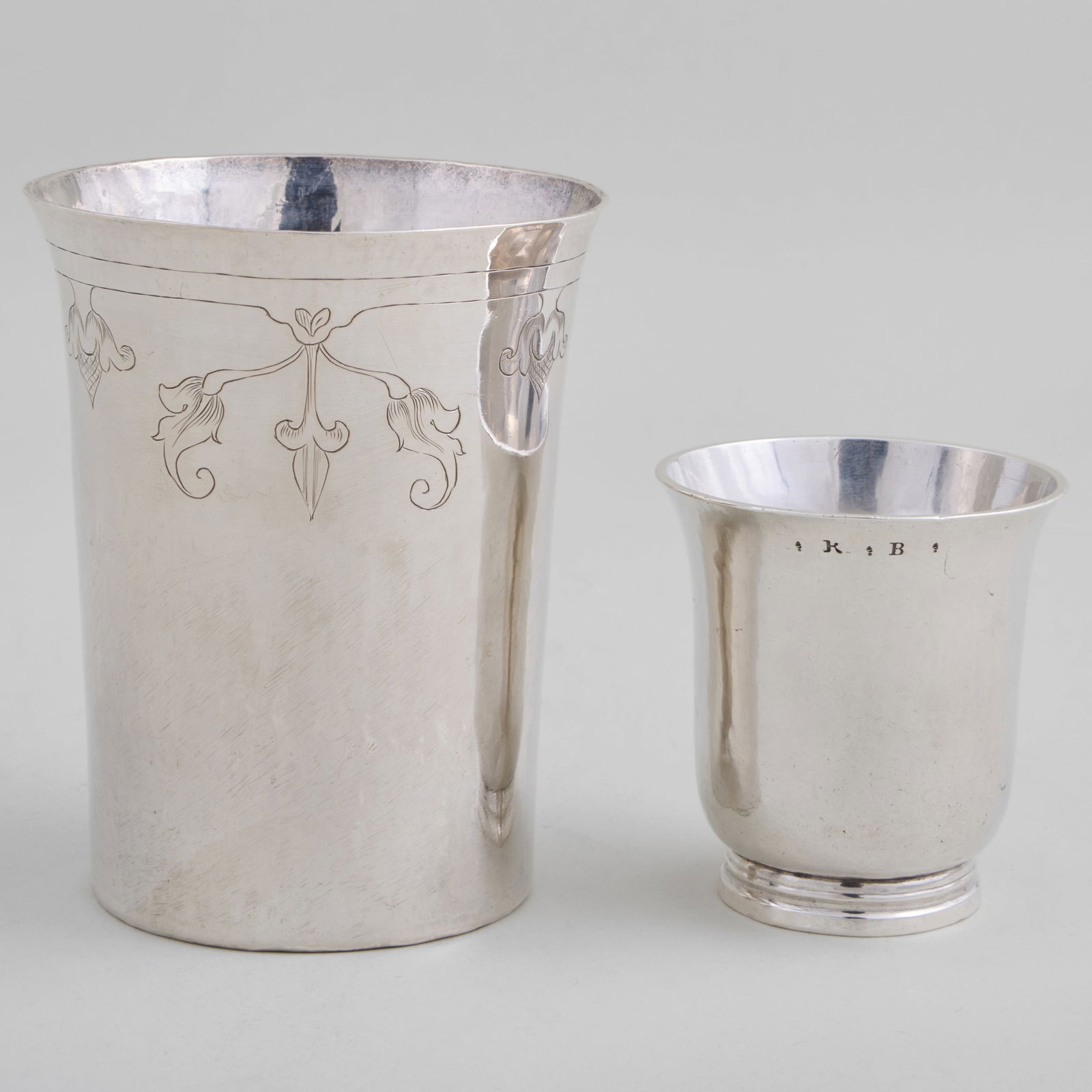 Five Continental Silver Vessels - 20