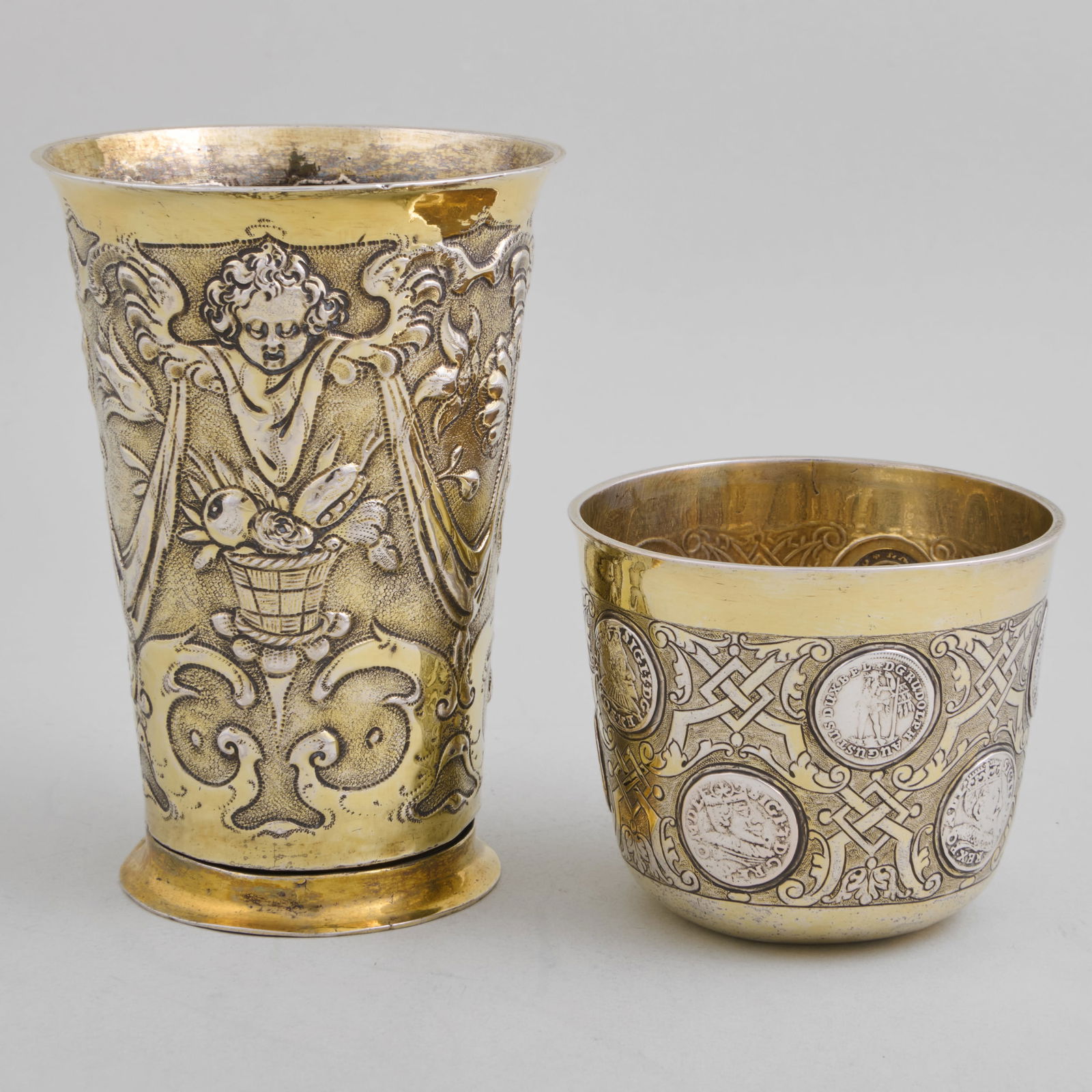 Five Continental Silver Vessels - 5