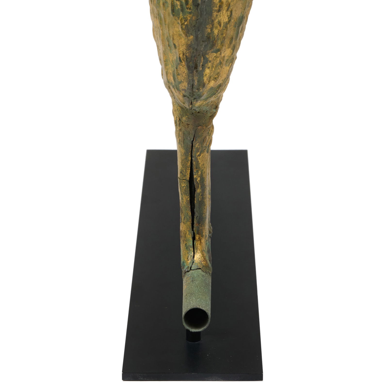 Molded Gilt Sheet Copper and Cast Iron Ram Weathervane, Attributed to J.W. Fiske, New York - 8