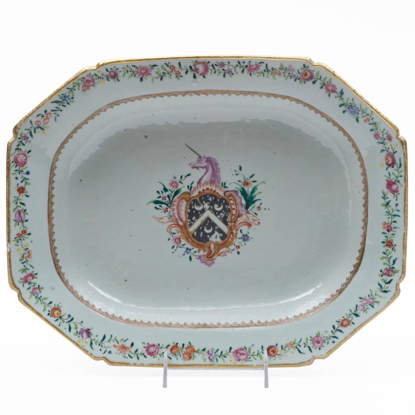 Chinese Export Porcelain Armorial Platter