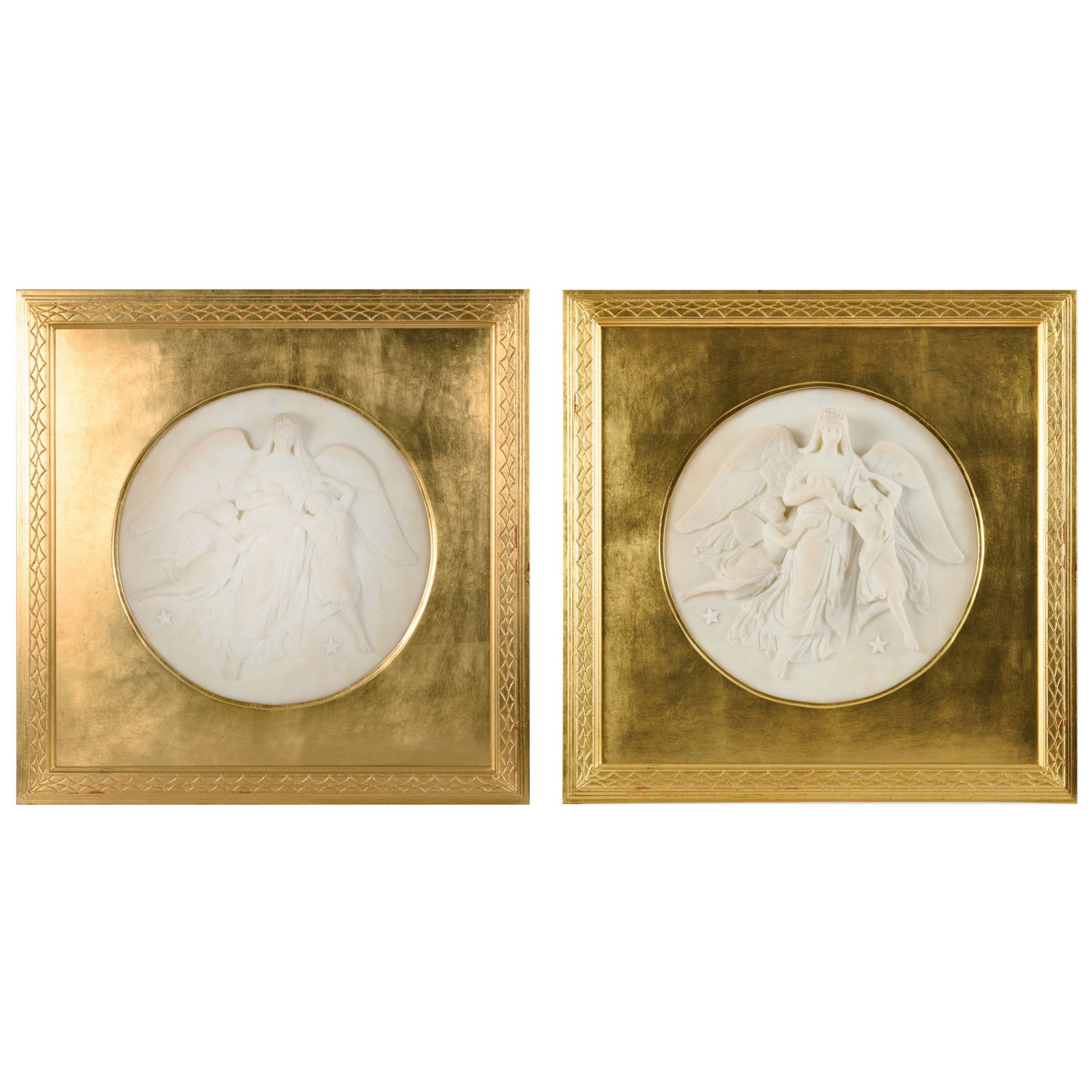 Harriet Goodhue Hosmer (1830-1908): Night Rises with the Stars, 1856: Harriet Goodhue Hosmer (1830-1908): Night Rises with the Stars, 185624 3/4 x 24 3/4 in. (framed). Literature: Dolly Sherwood, Harriet Hosmer: American Sculptor: 1830-1908, 1991, illus. p. 139.Ex